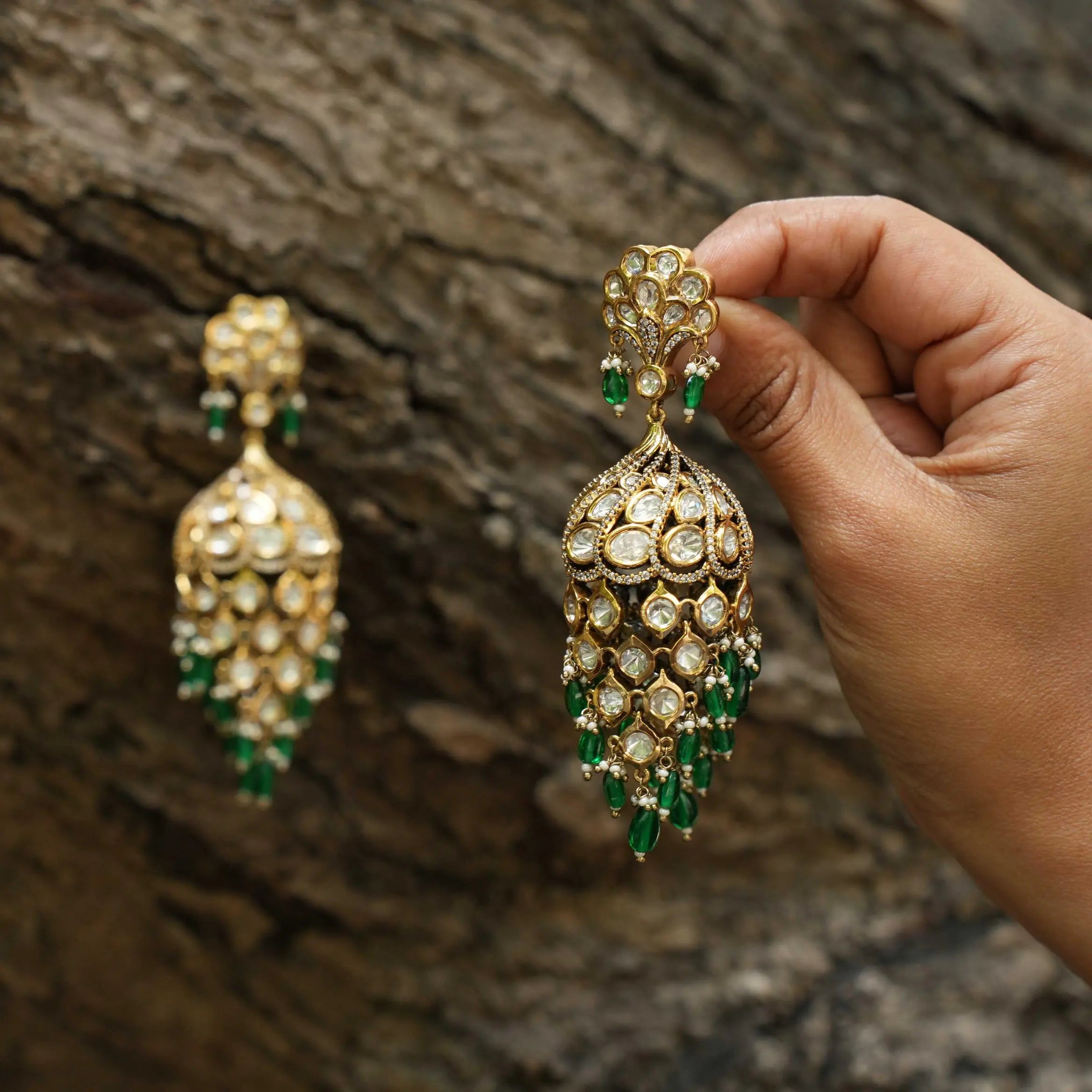 Dhita Victorian Jhumka Earrings