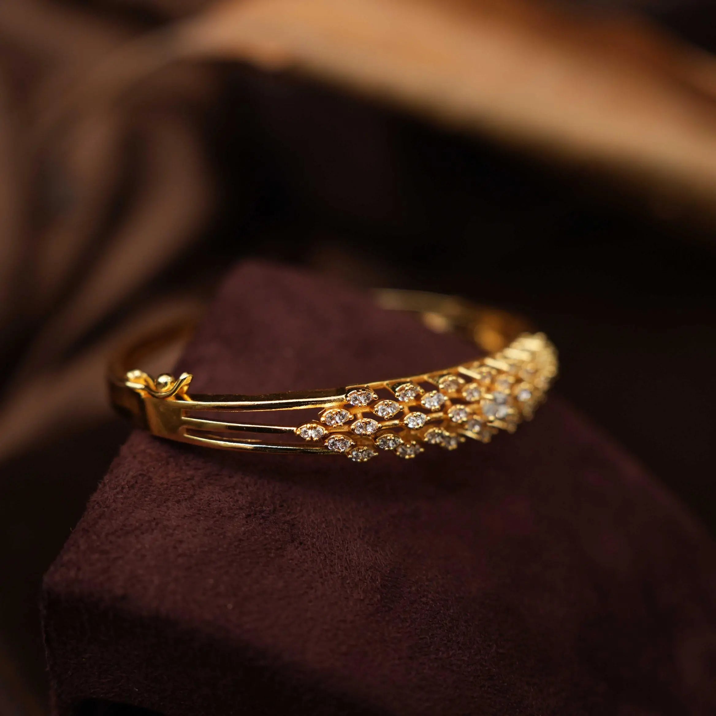 Dhruvika Zircon Bracelet - Red