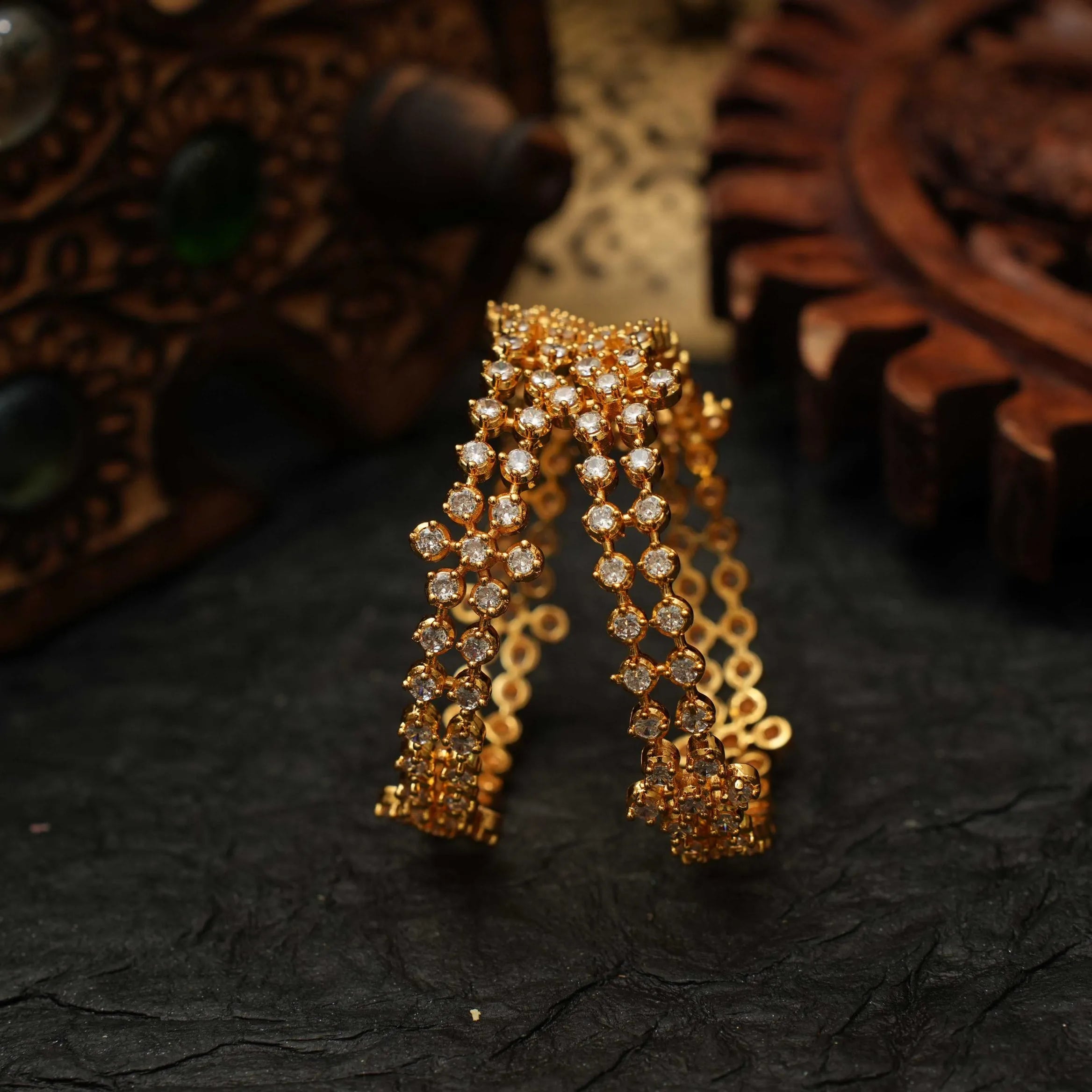 Adhira Diamond Design Bangles