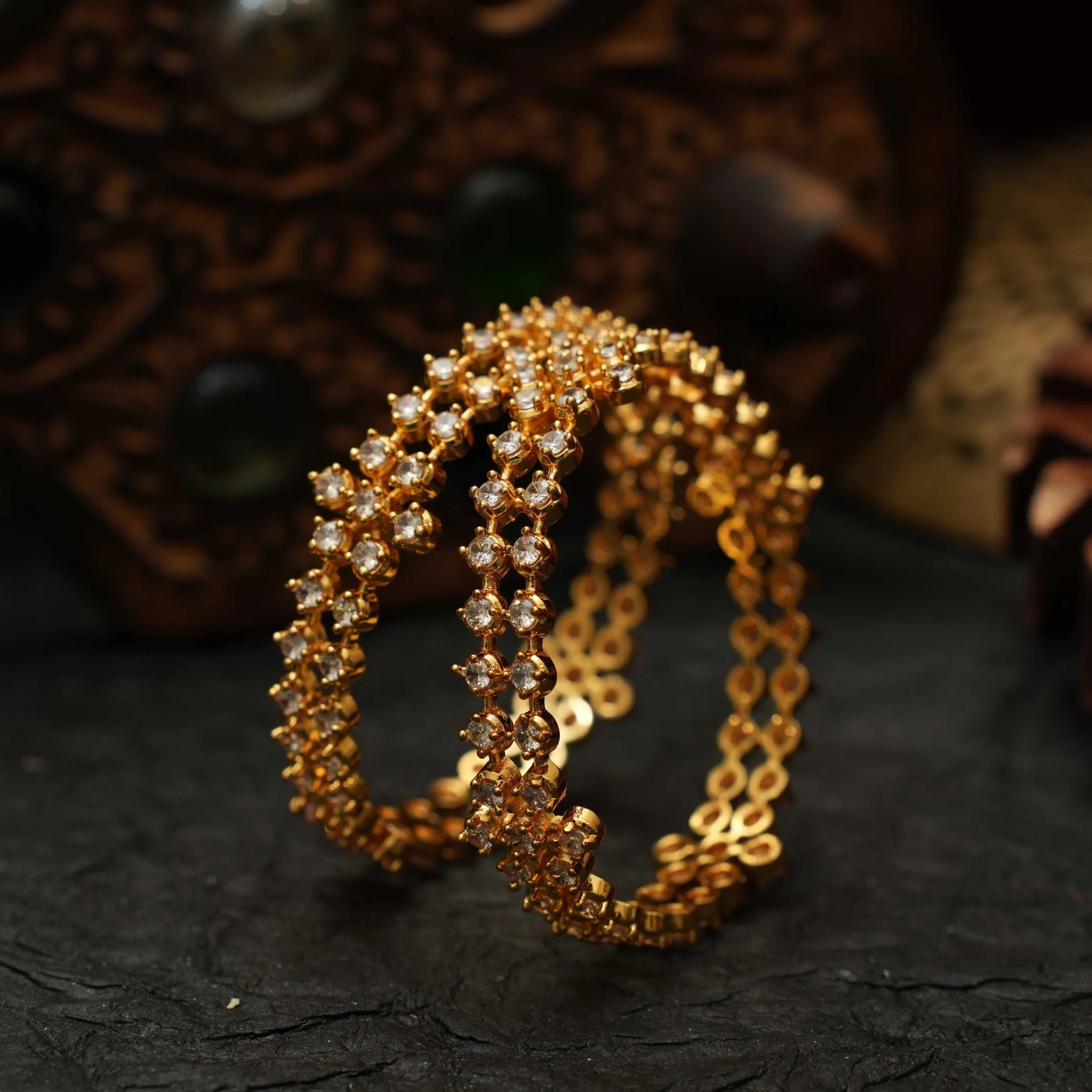Adhira Diamond Design Bangles