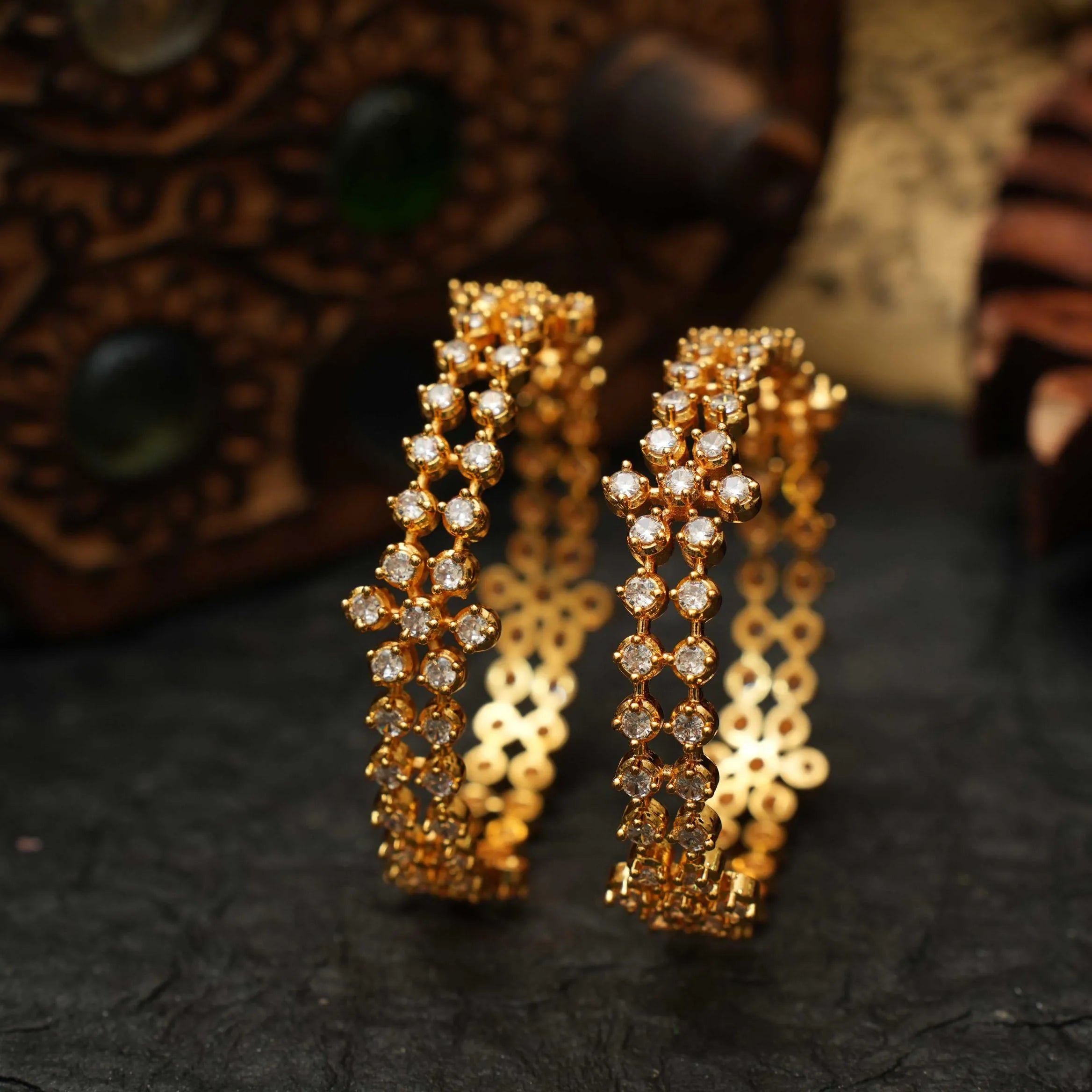 Adhira Diamond Design Bangles