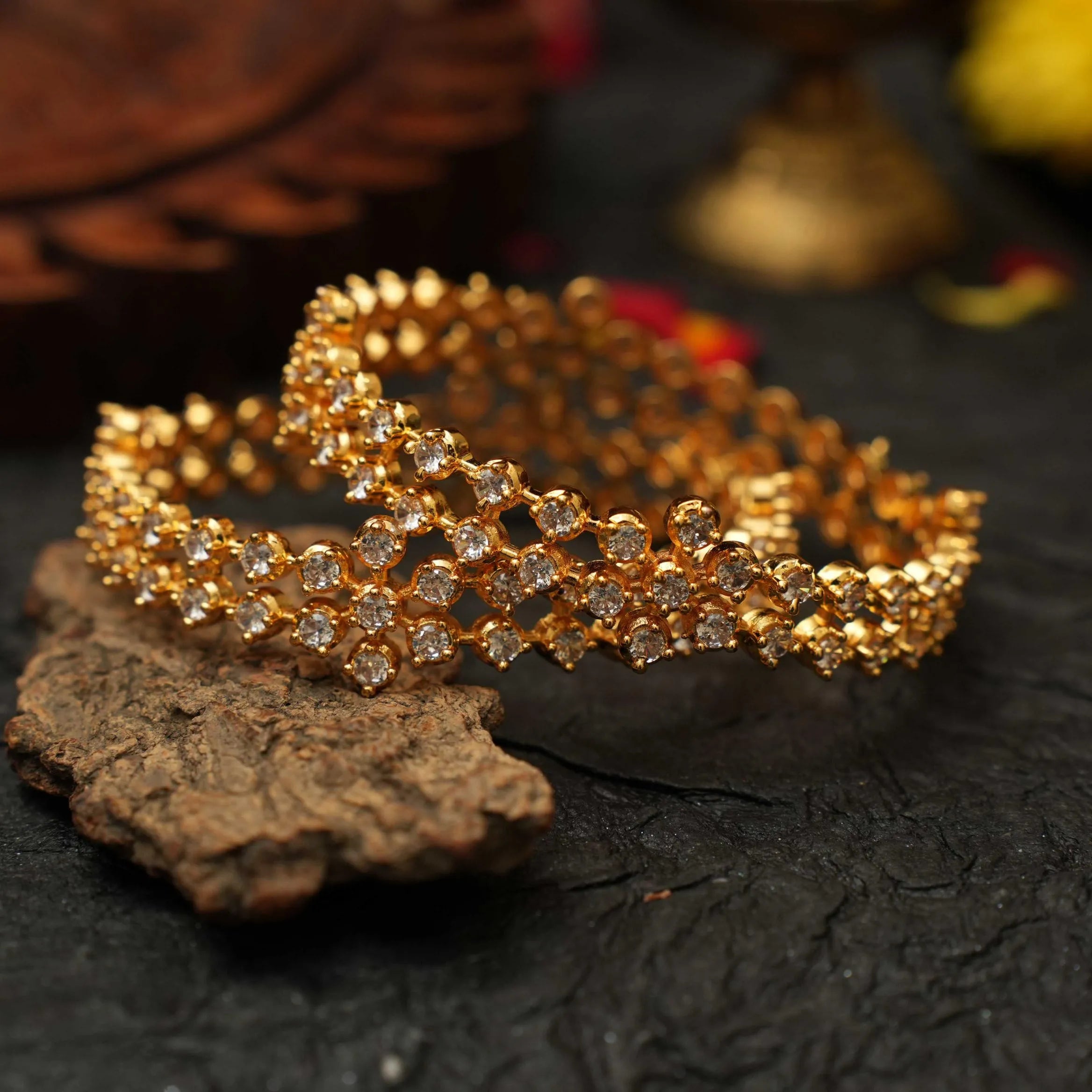 Adhira Diamond Design Bangles