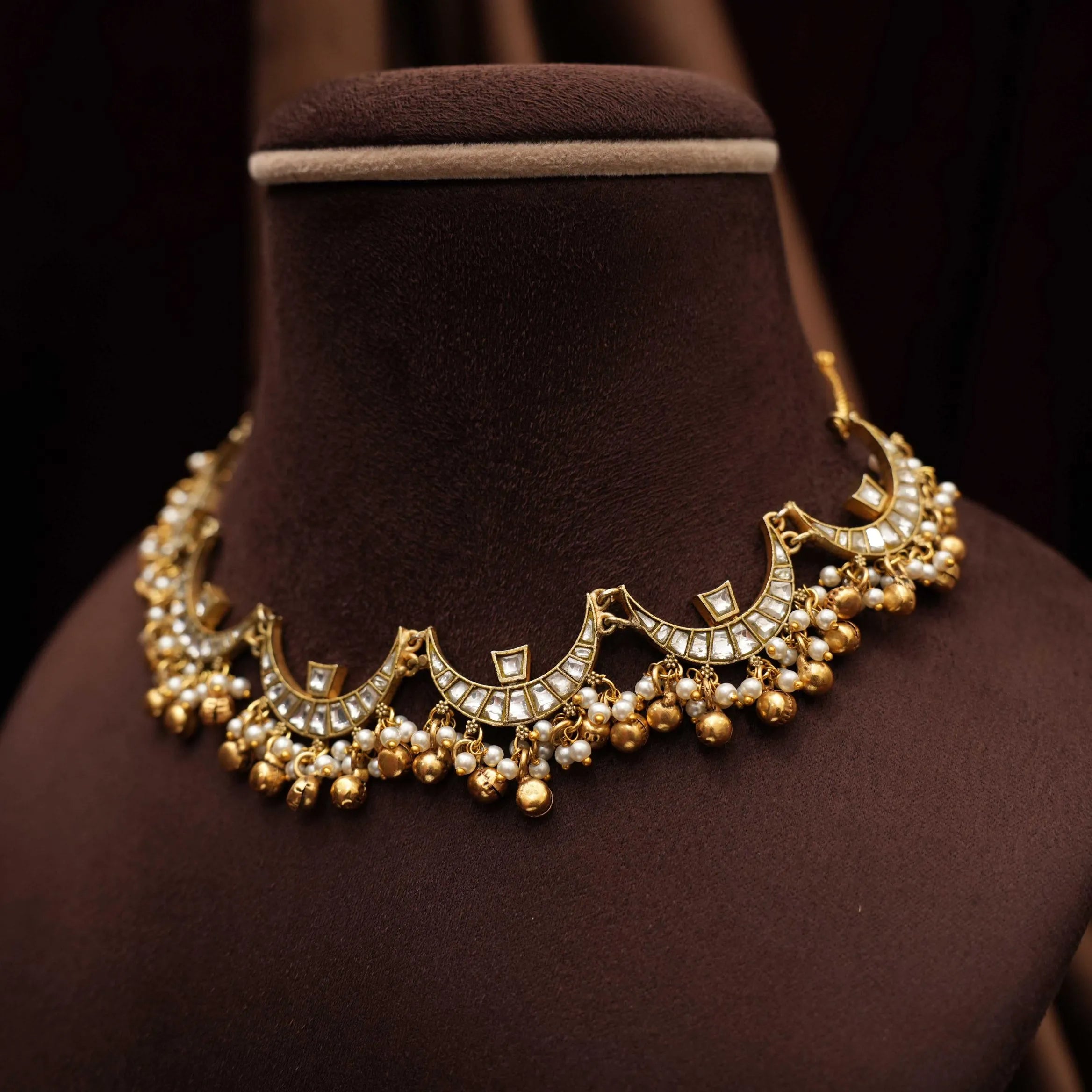 Dikshvi Chand Polki Necklace