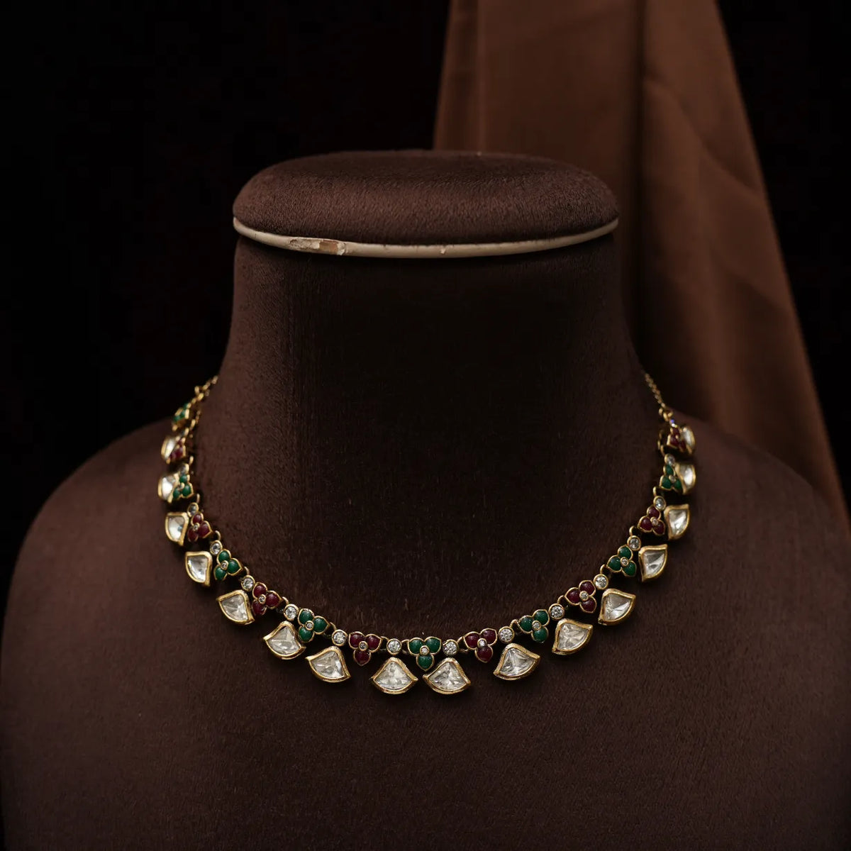 Dione Victorian Polki Necklace