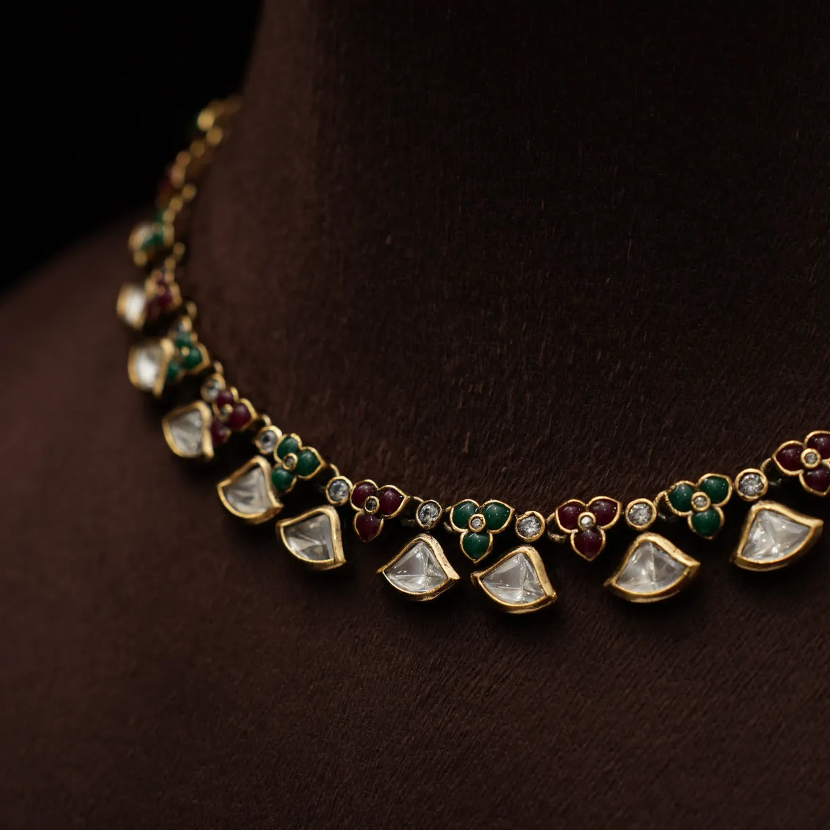 Dione Victorian Polki Necklace