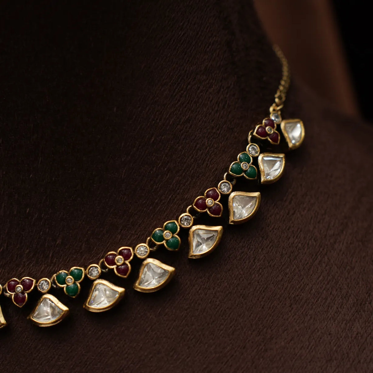 Dione Victorian Polki Necklace