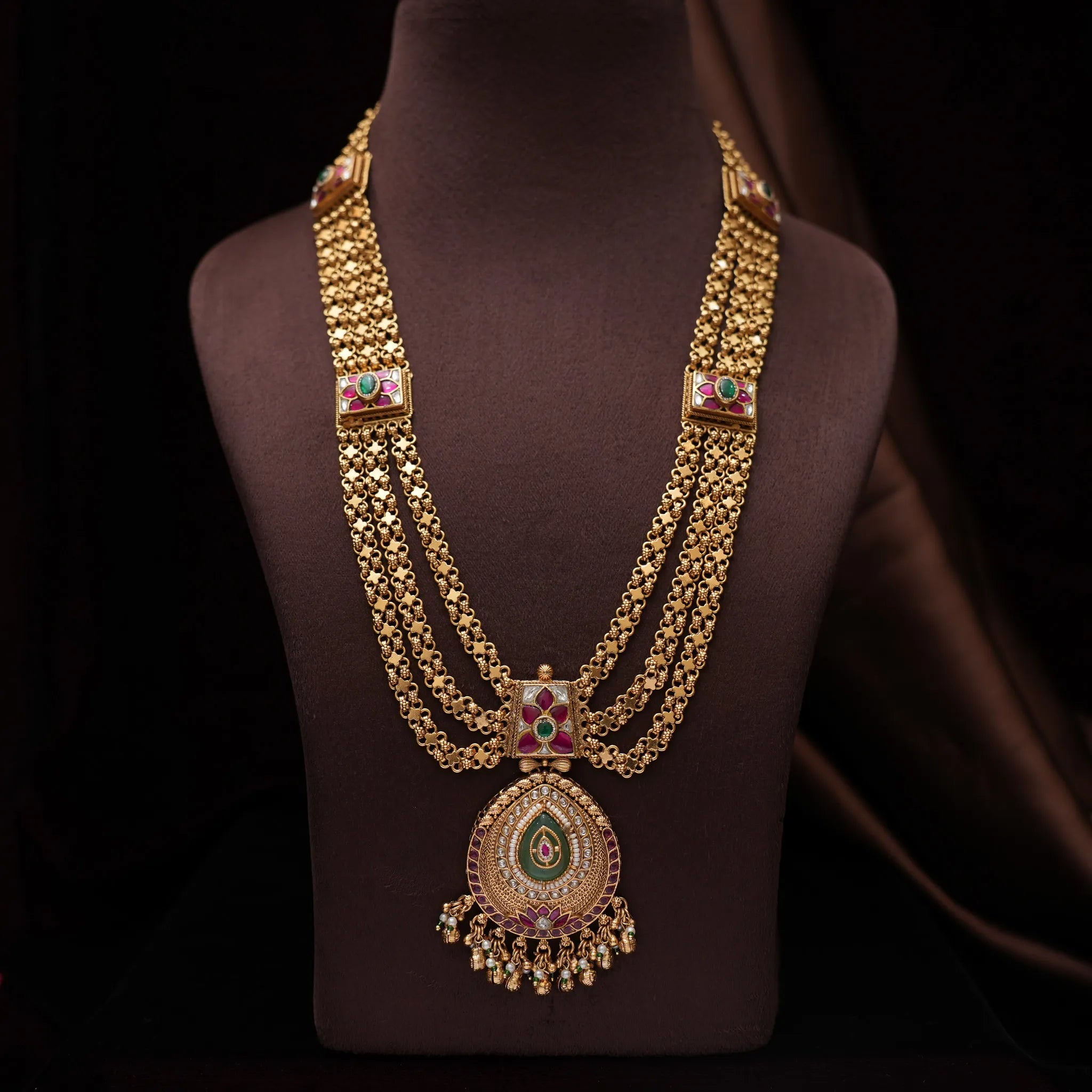 Dipika Antique Necklace - Long