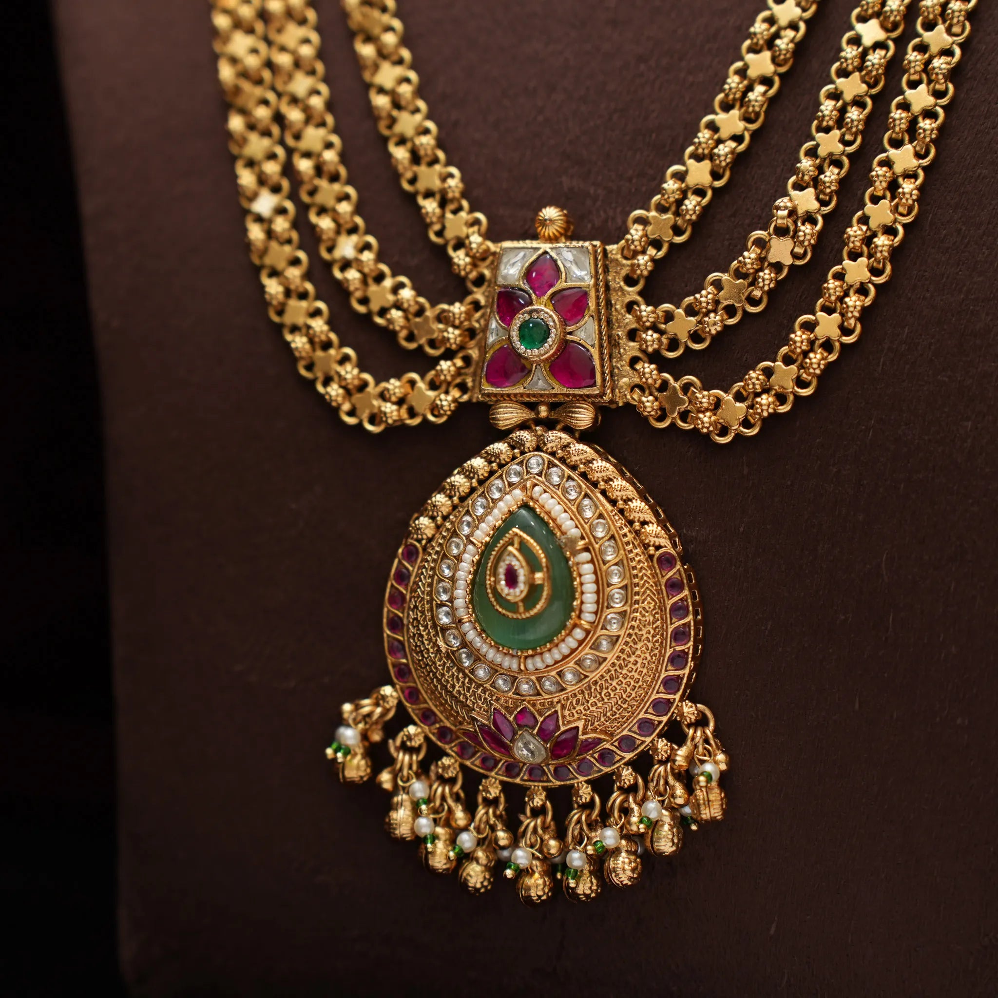 Dipika Antique Necklace - Long