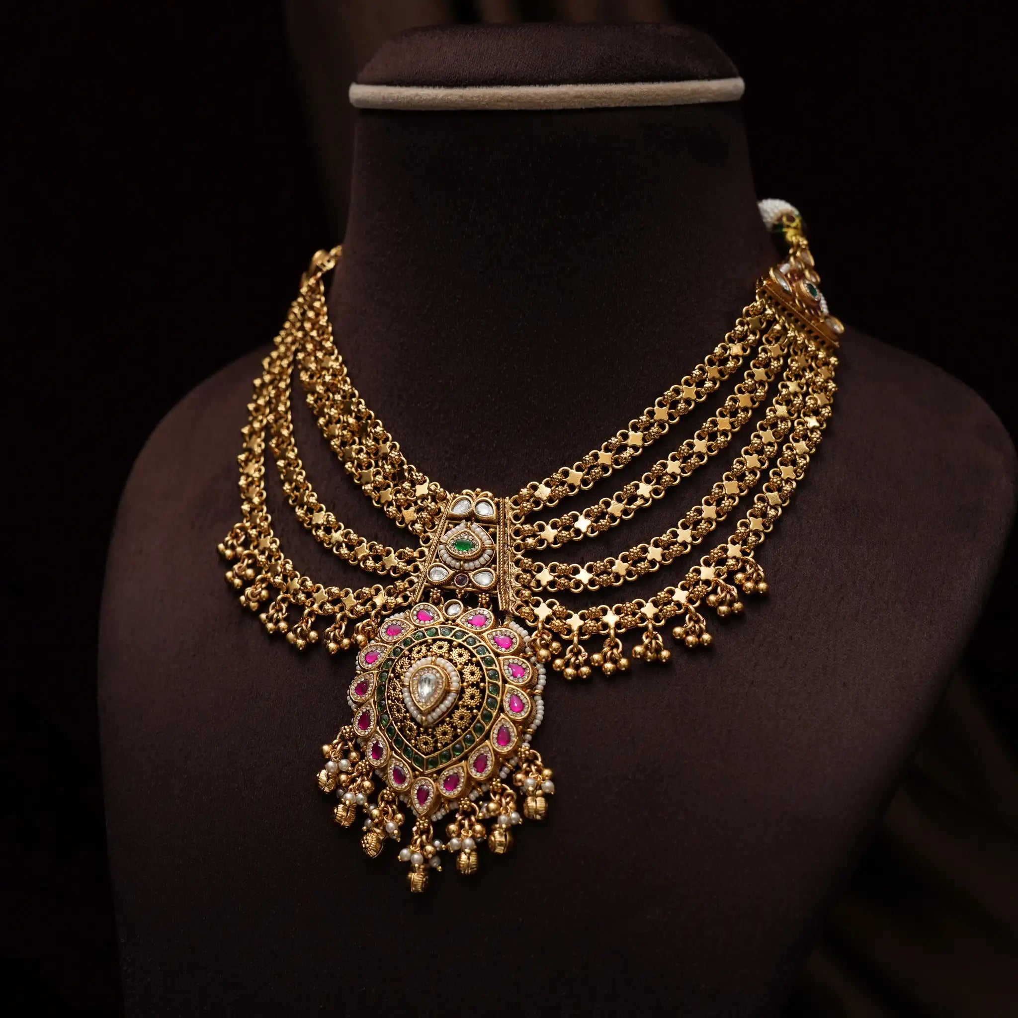 Dipika Antique Necklace - Short