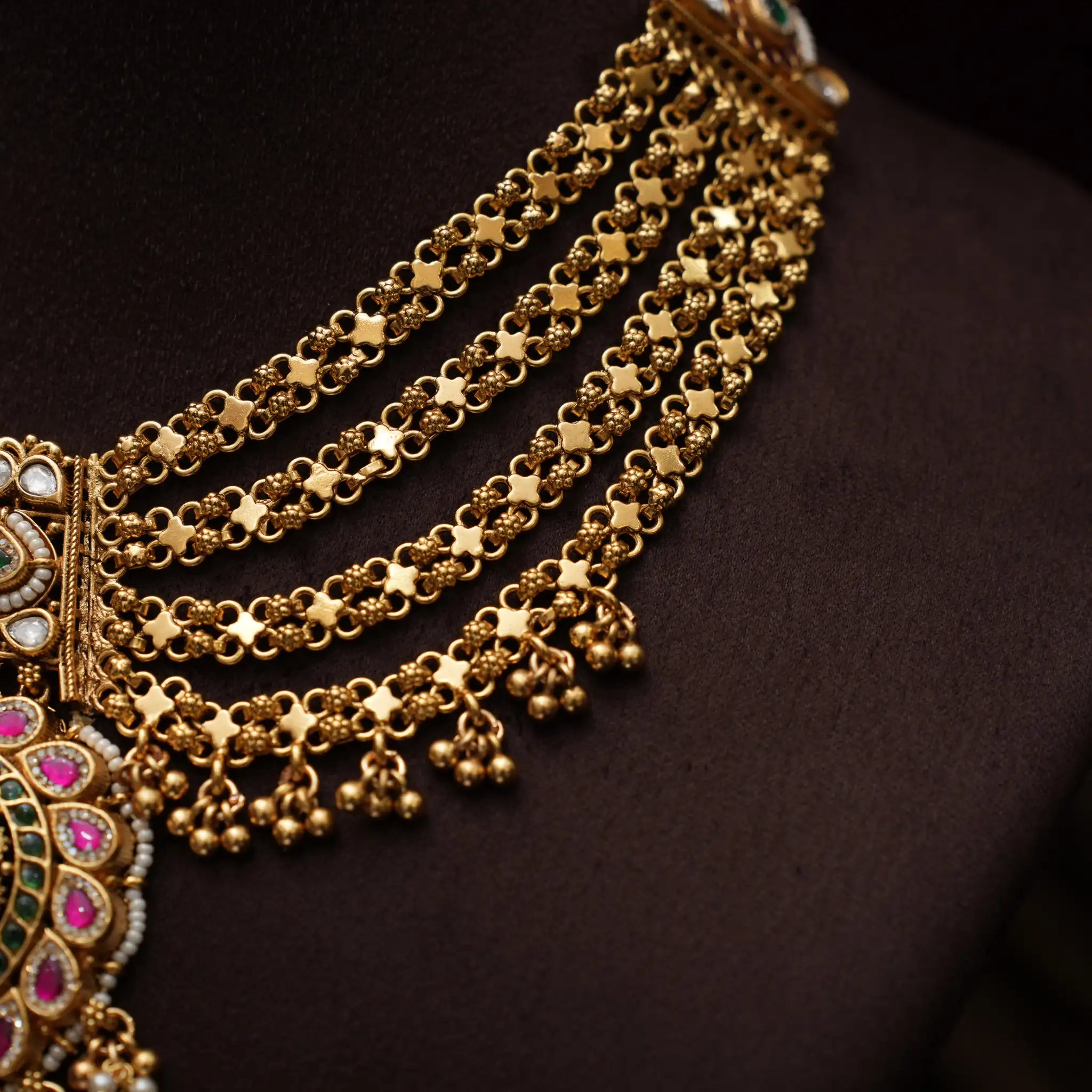 Dipika Antique Necklace - Short