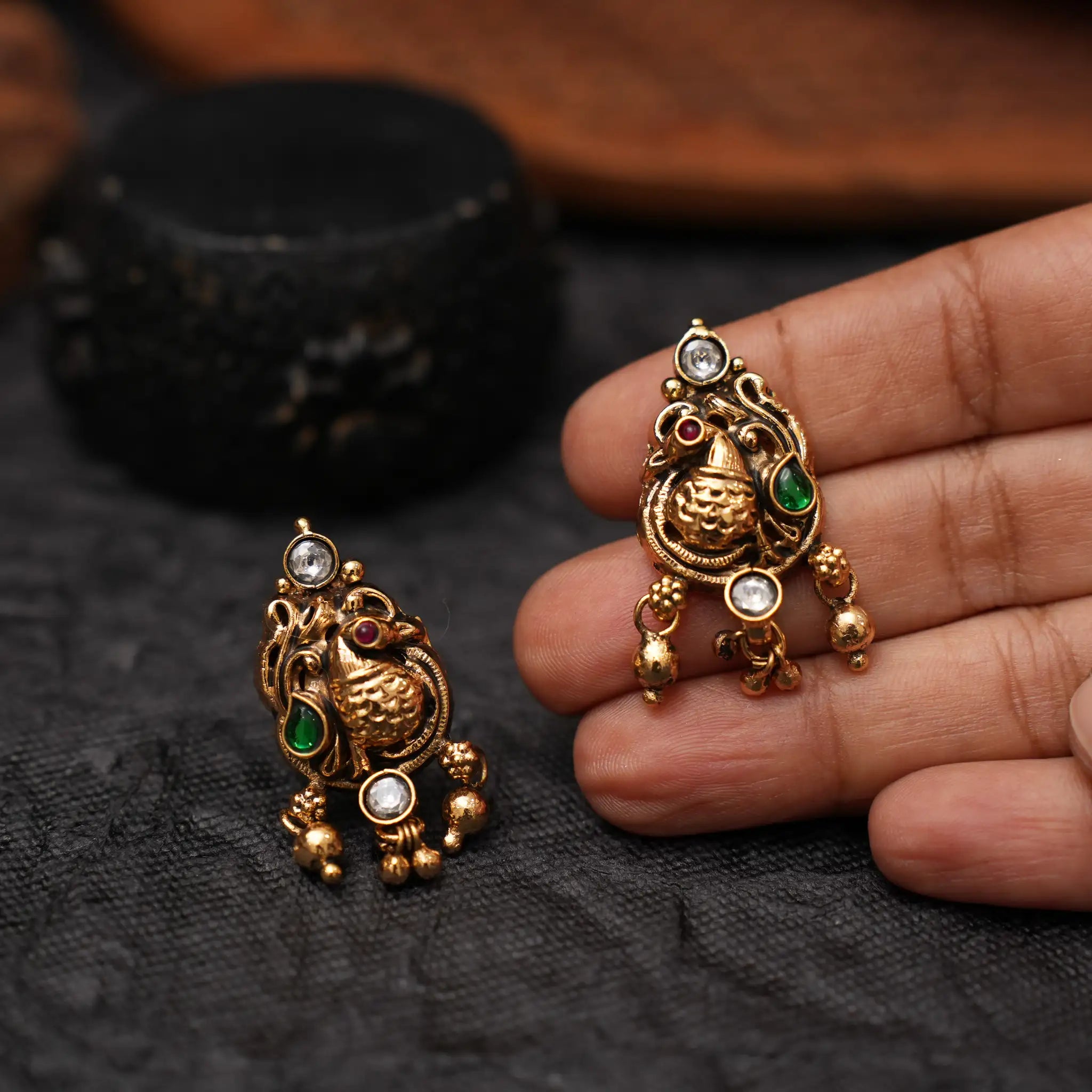 Disha Antique Nagas Ear Stud