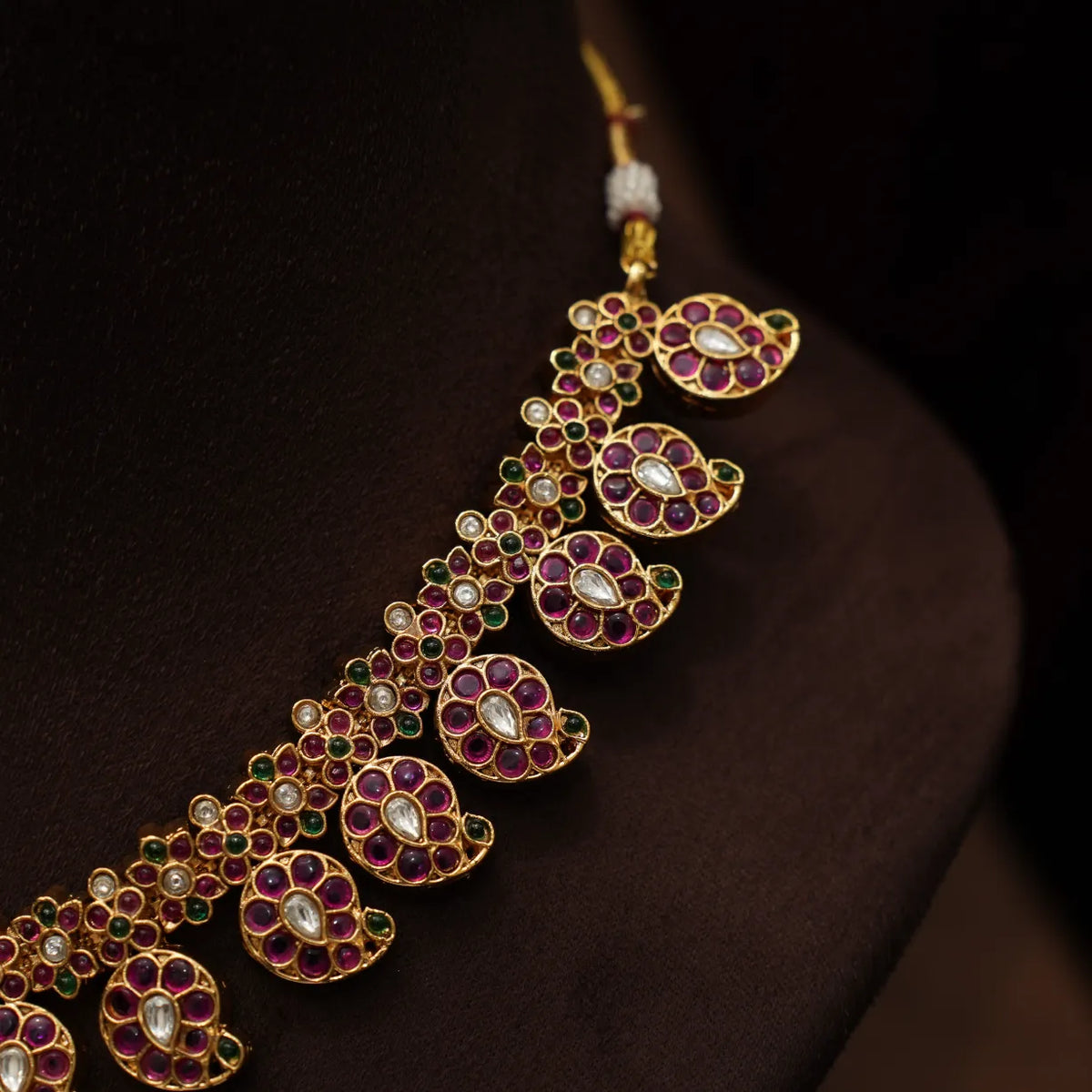 Diya Antique Mango Necklace - Lina Short