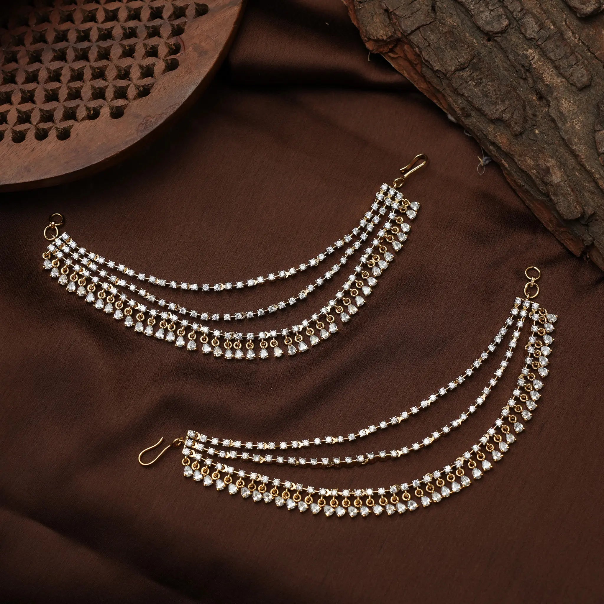 Dovie Zircon Ear Chain