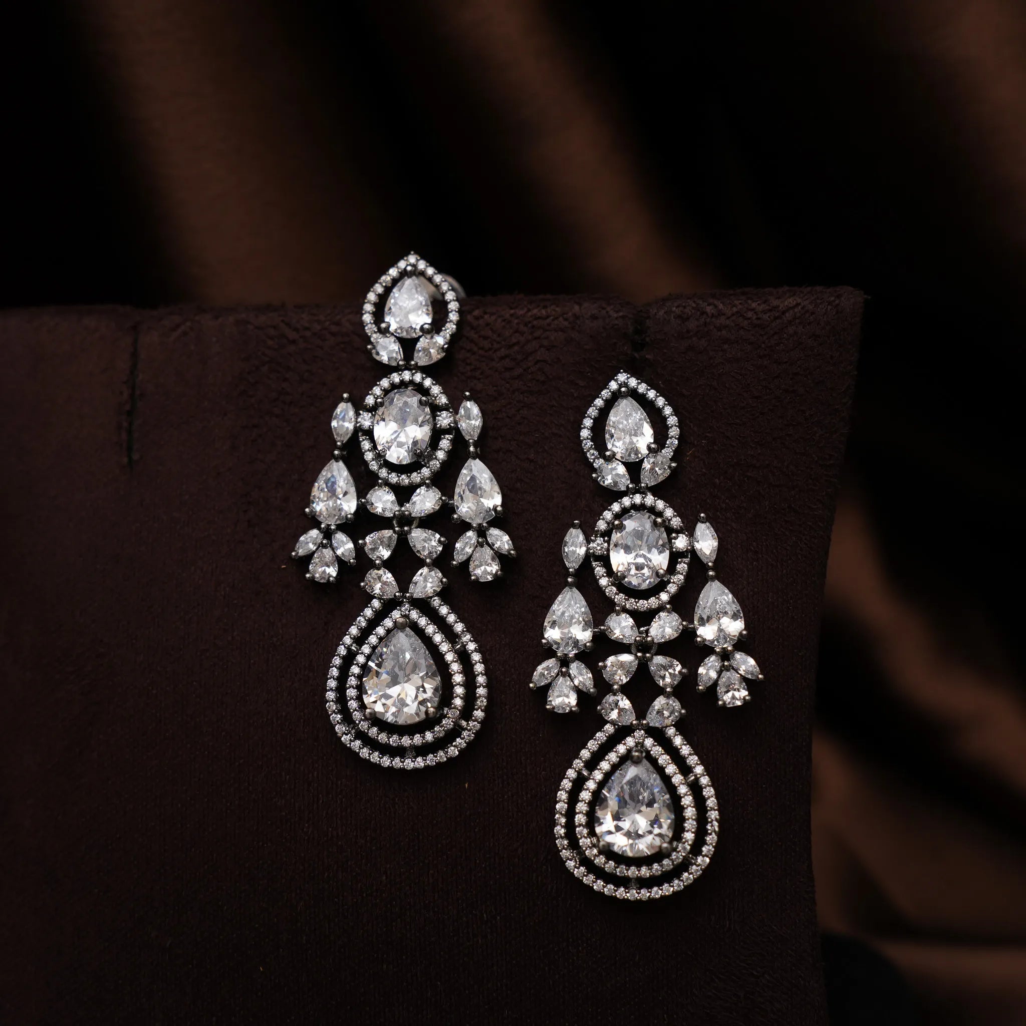 Dulice Zircon Necklace - Dual Tone