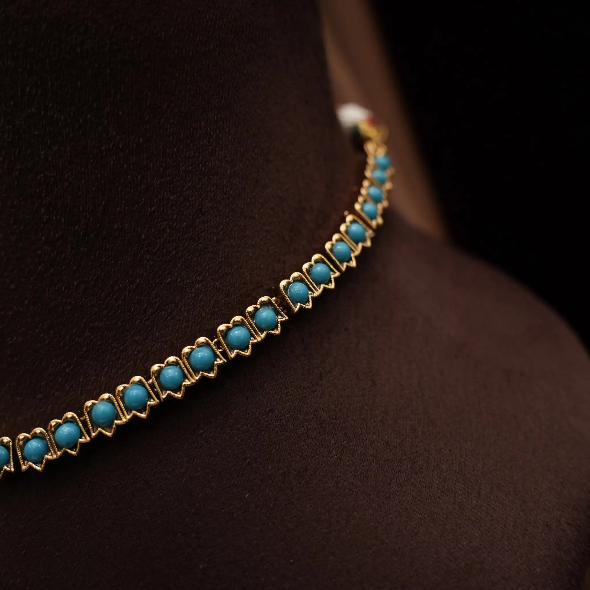 Dutt Antique Necklace - Turquoise