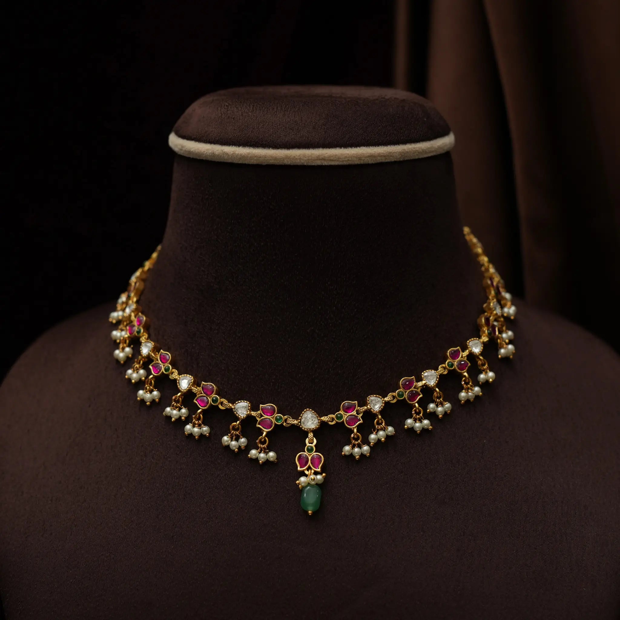 Dvija Polki Choker