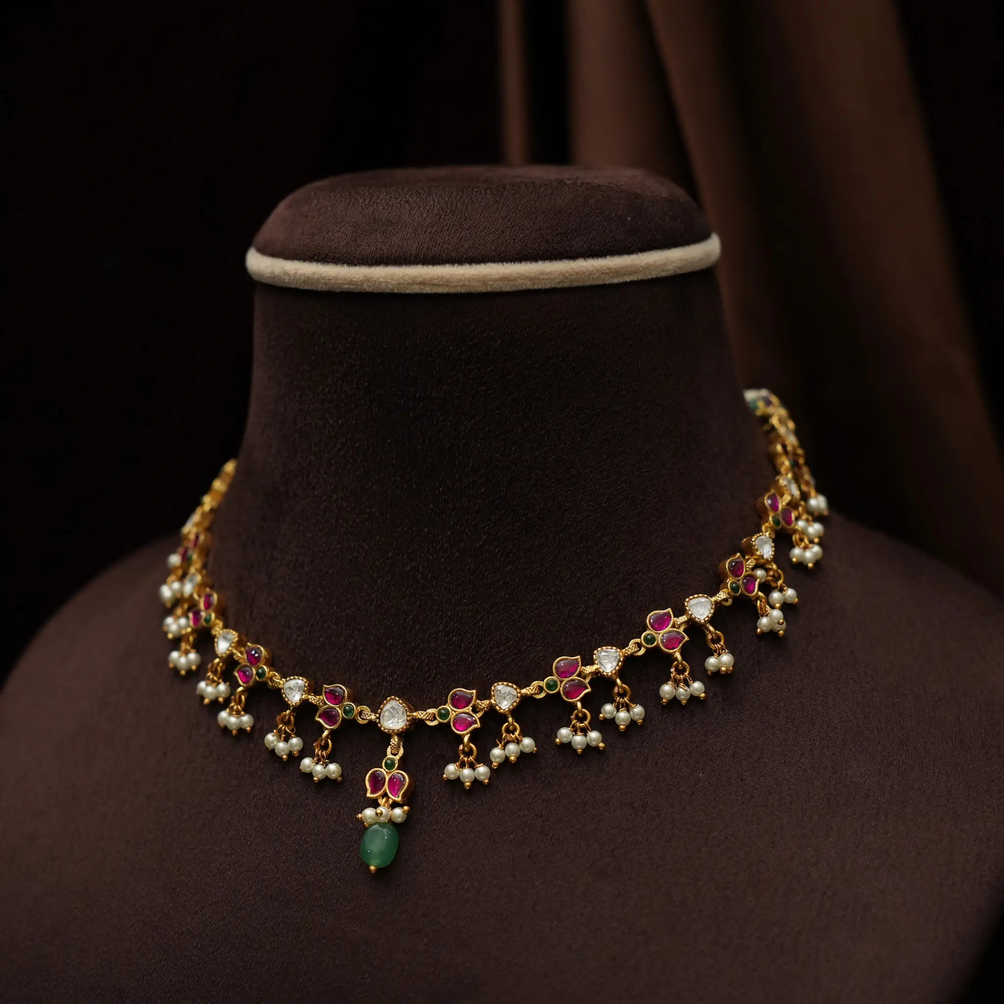 Dvija Polki Choker