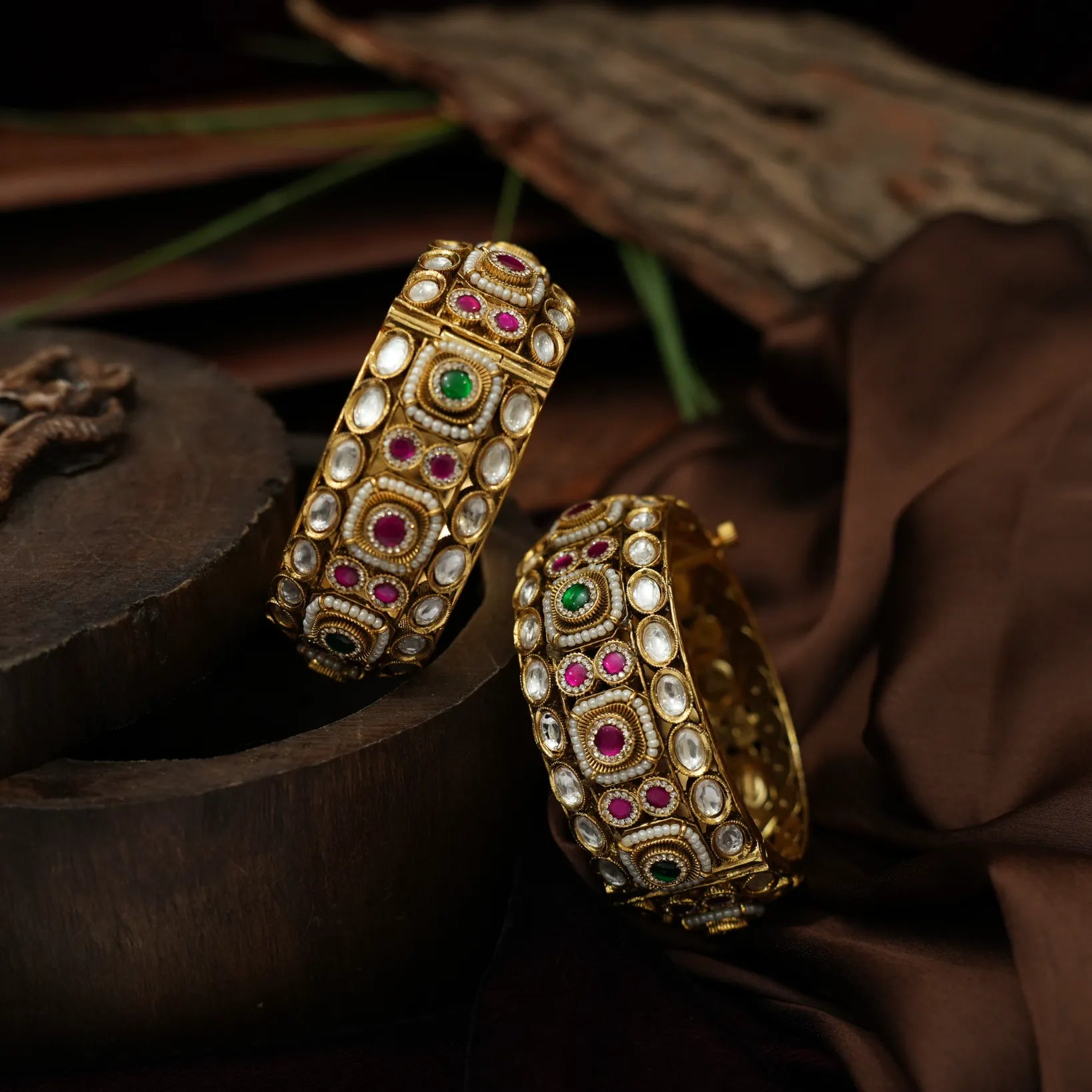 Dyumna Polki Statement Bangles