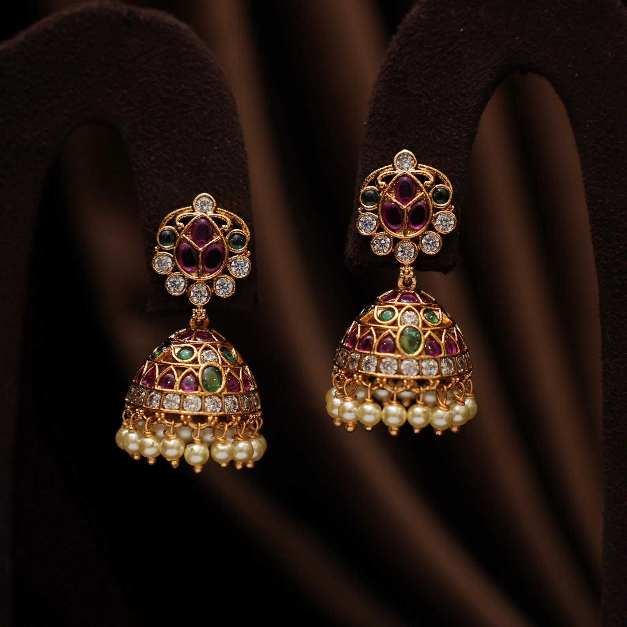 Ekaja Antique Necklace - Red & Green