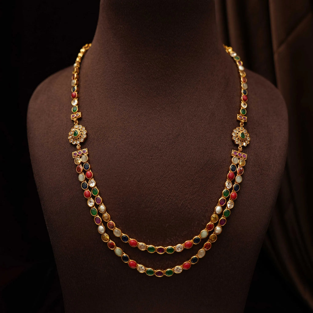 Pure Silver Ekavali Necklace main image 1
