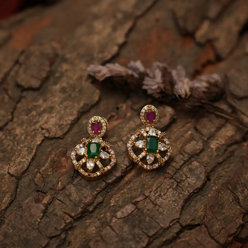 Elina Zircon Earrings