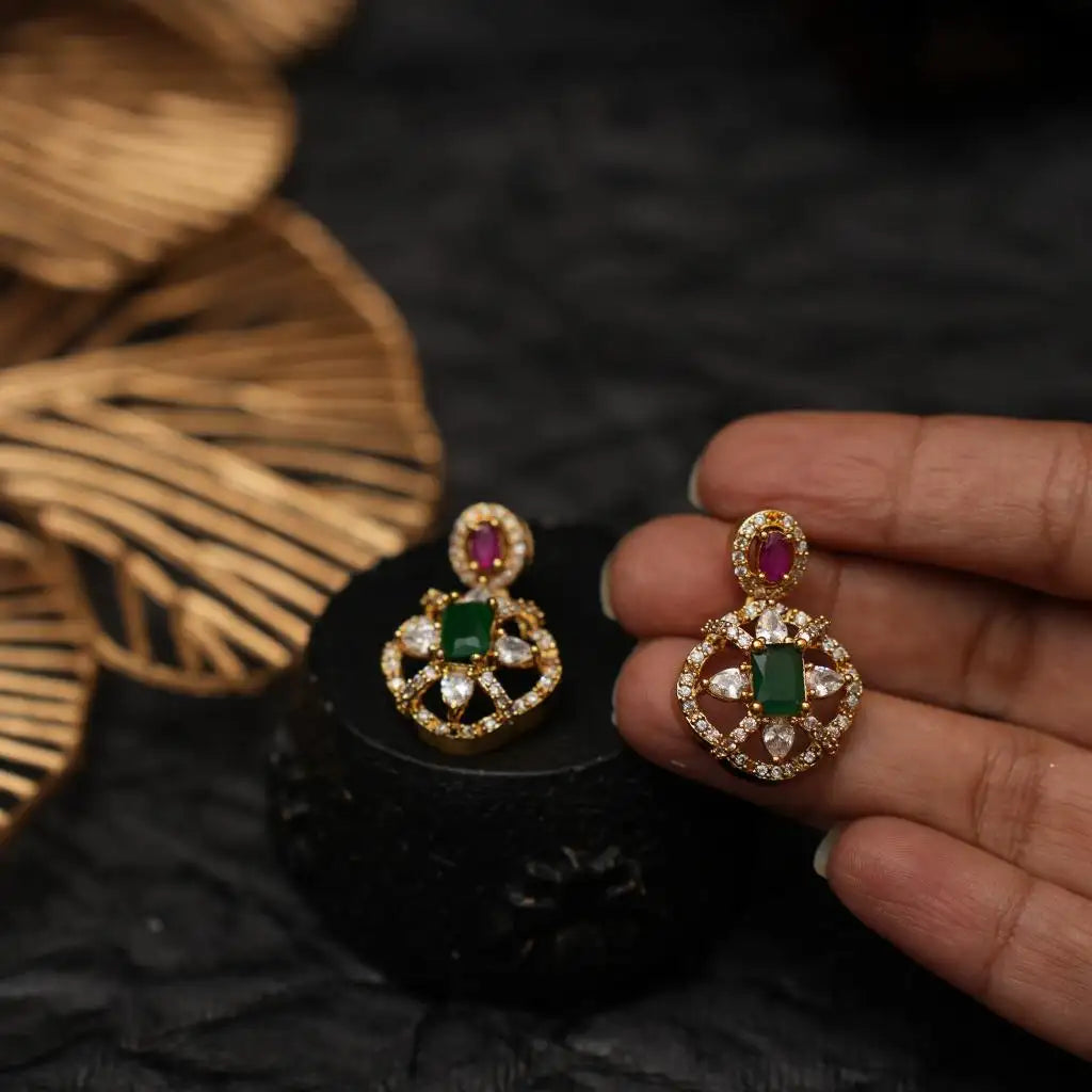 Elina Zircon Earrings