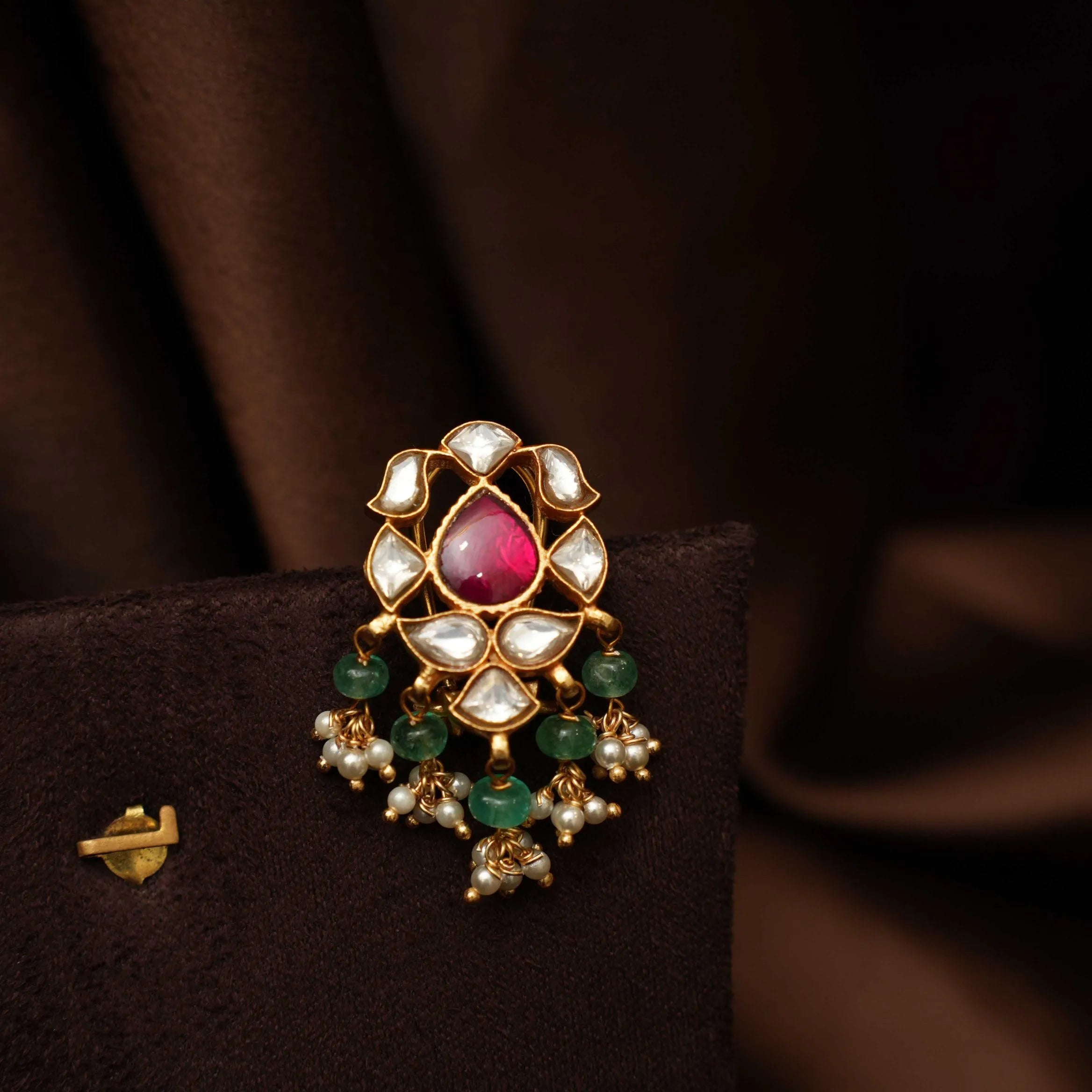 Erisha Silver Earrings - White