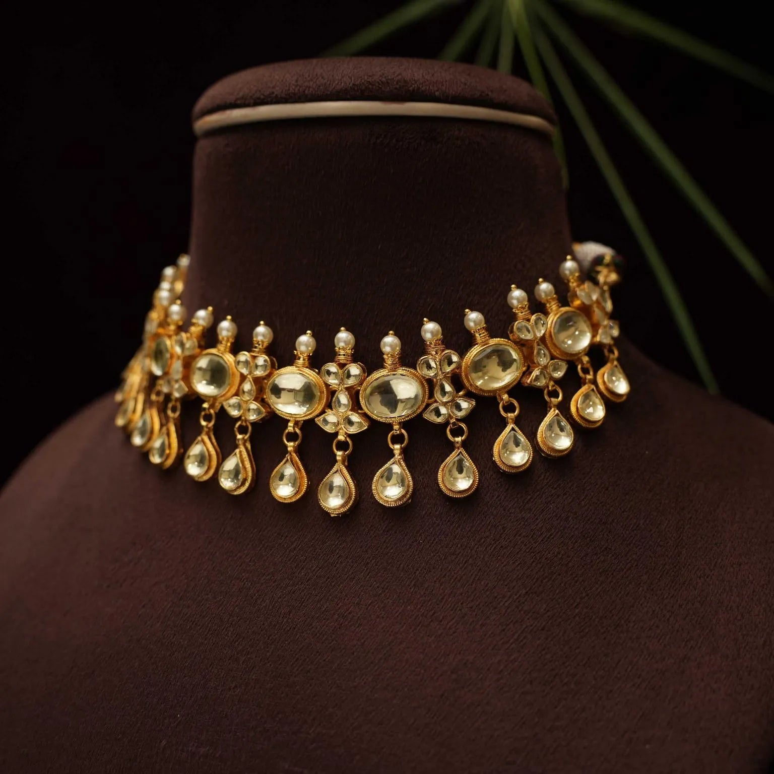 Esha Polki Necklace - White