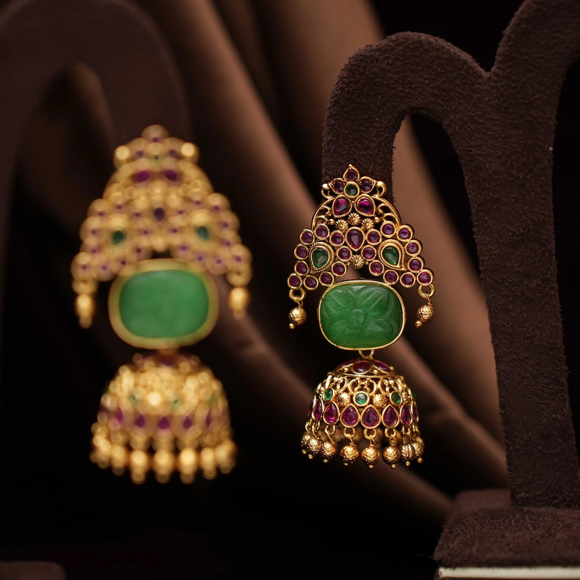 Eshal Antique Jhumka Earrings