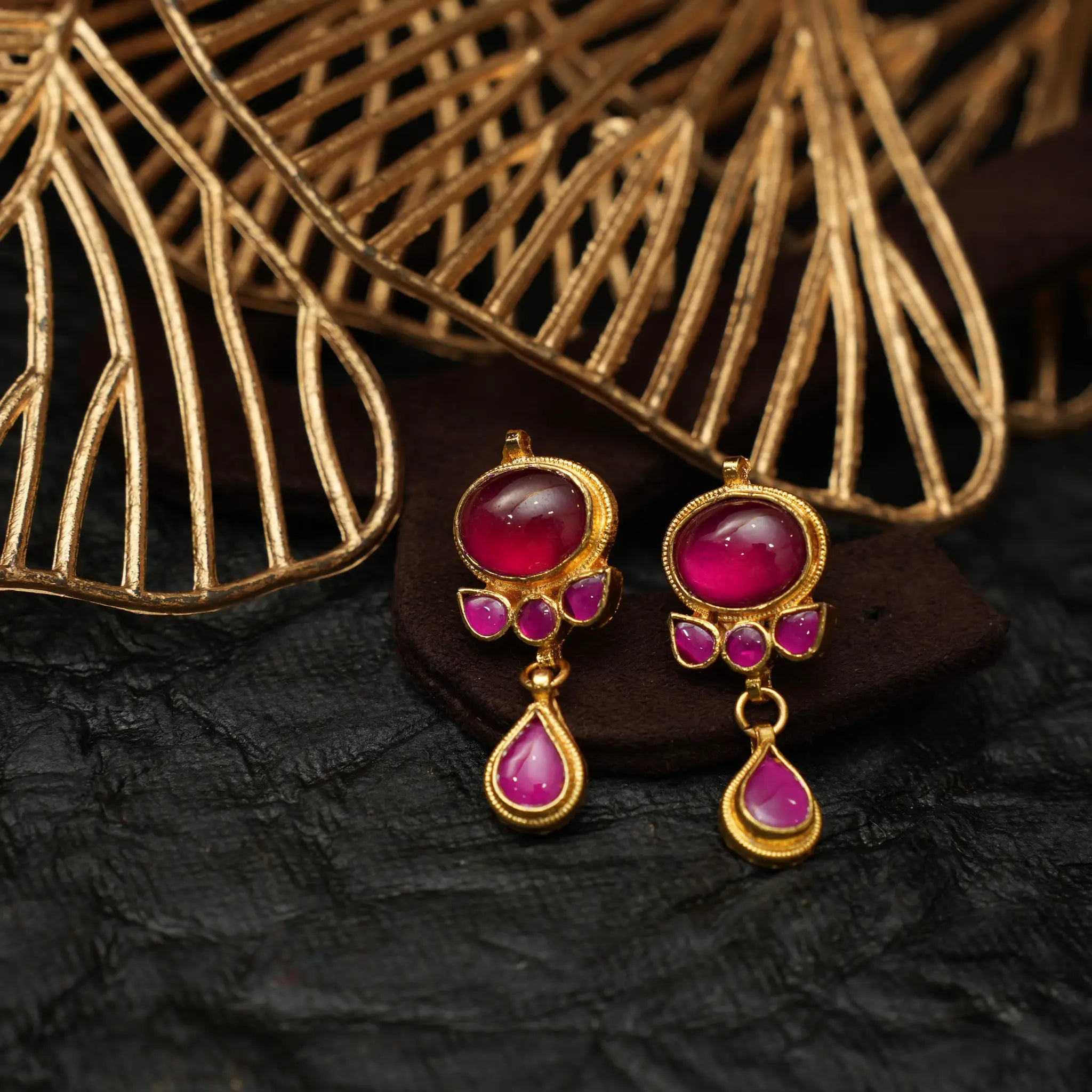 Eshu Polki Designer Earrings
