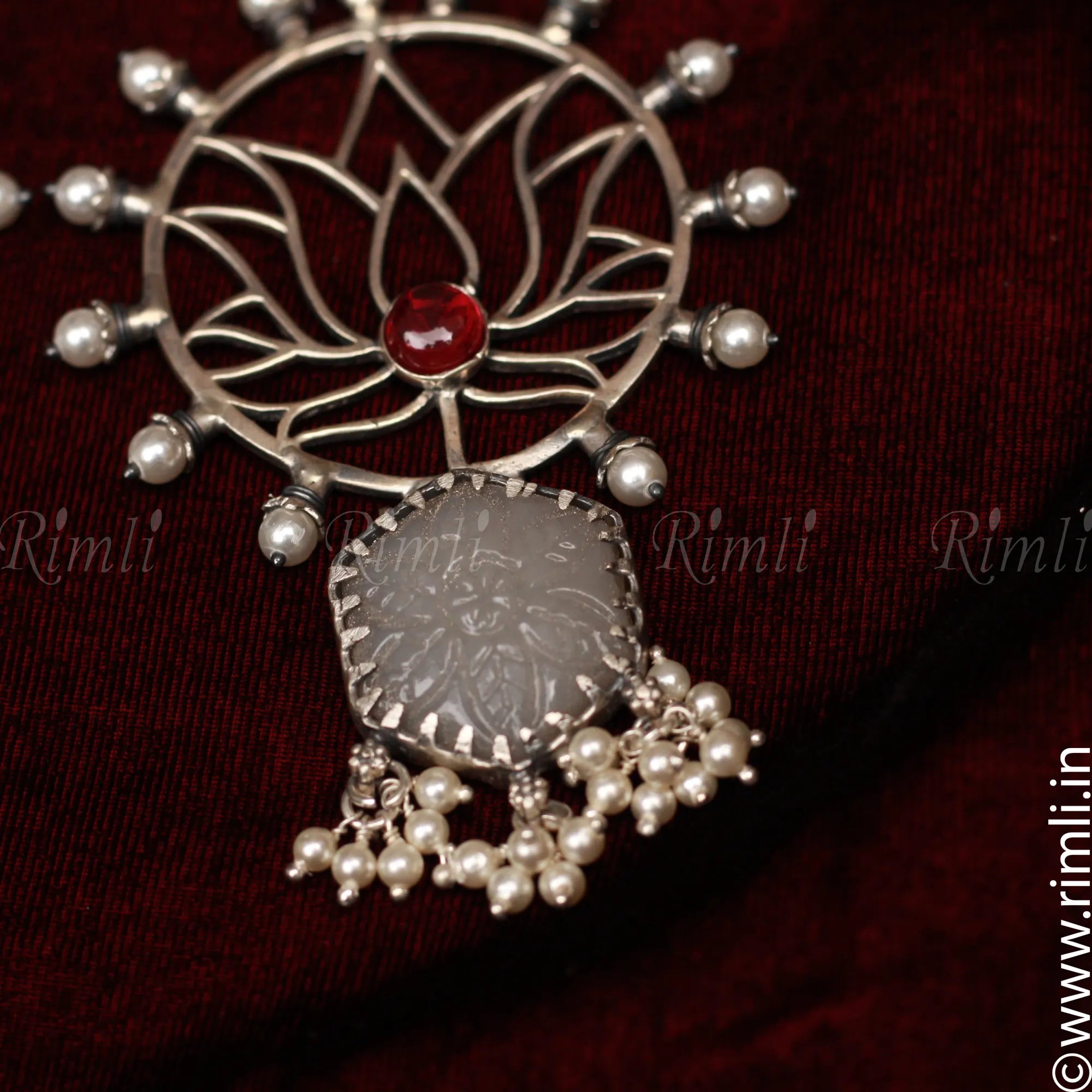 Ethnic Lotus Earring - Rimli Boutique