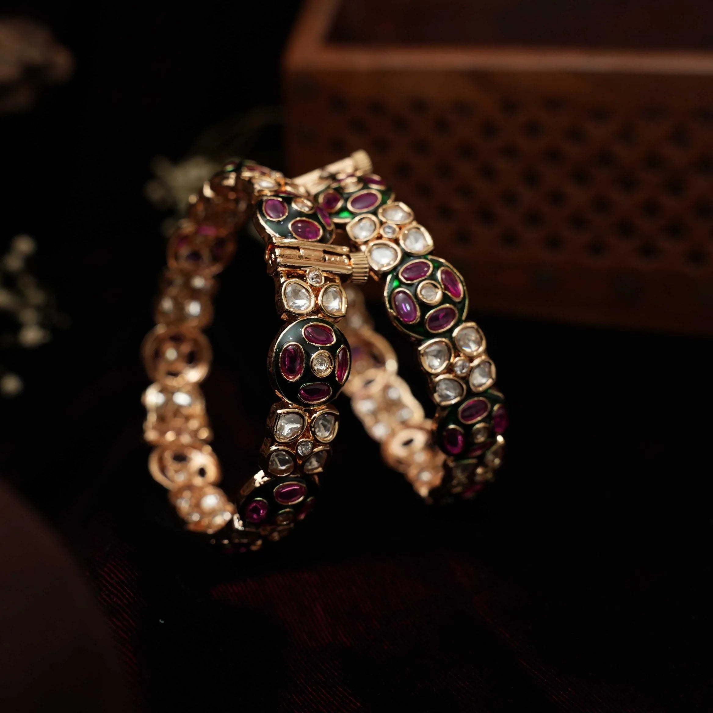 Faleesha Polki Bangles