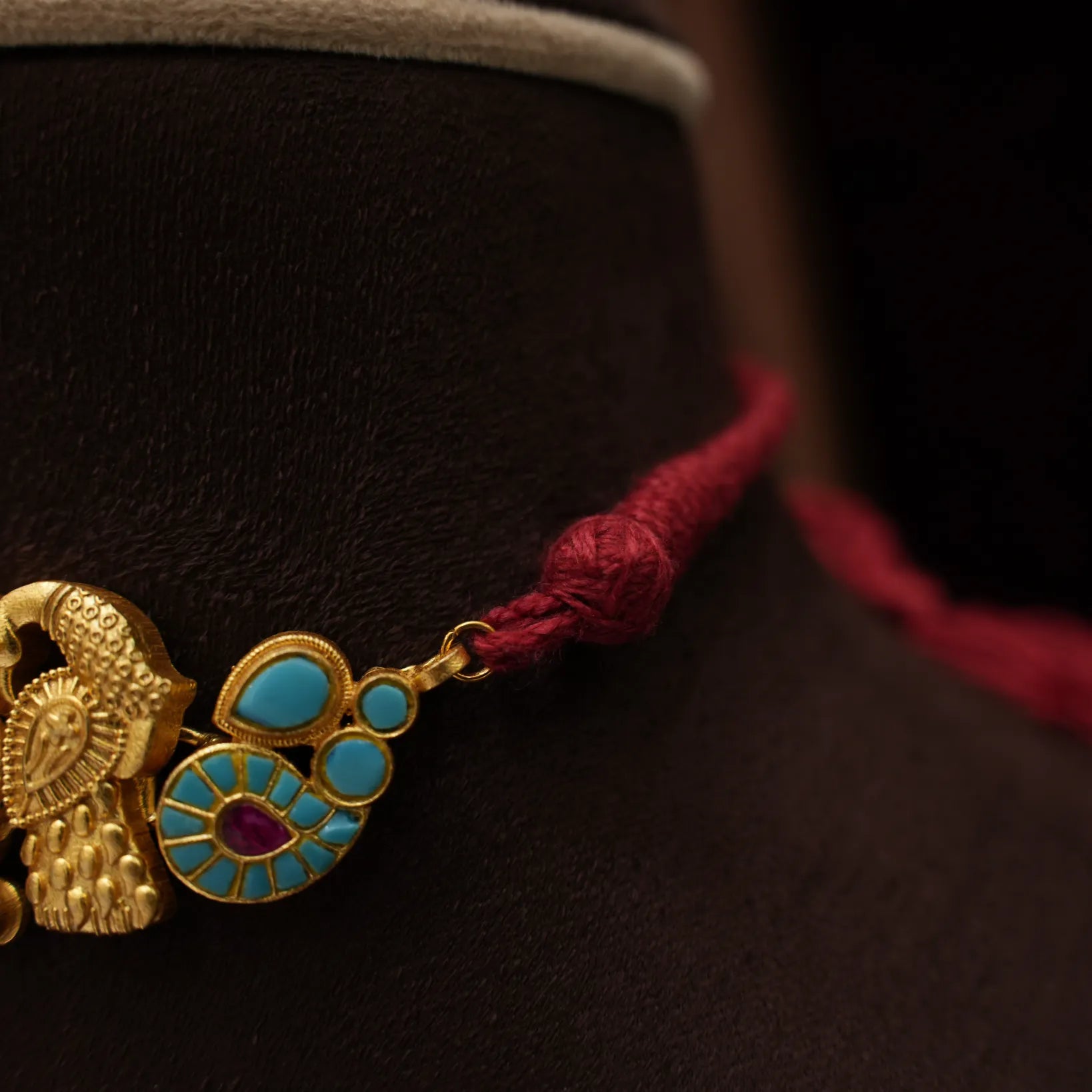 Finika Polki Choker - Turquoise