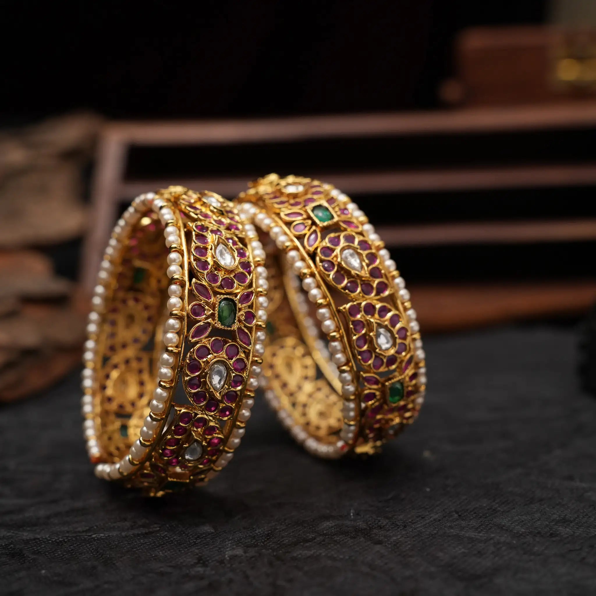 Gahana Polki Bangles