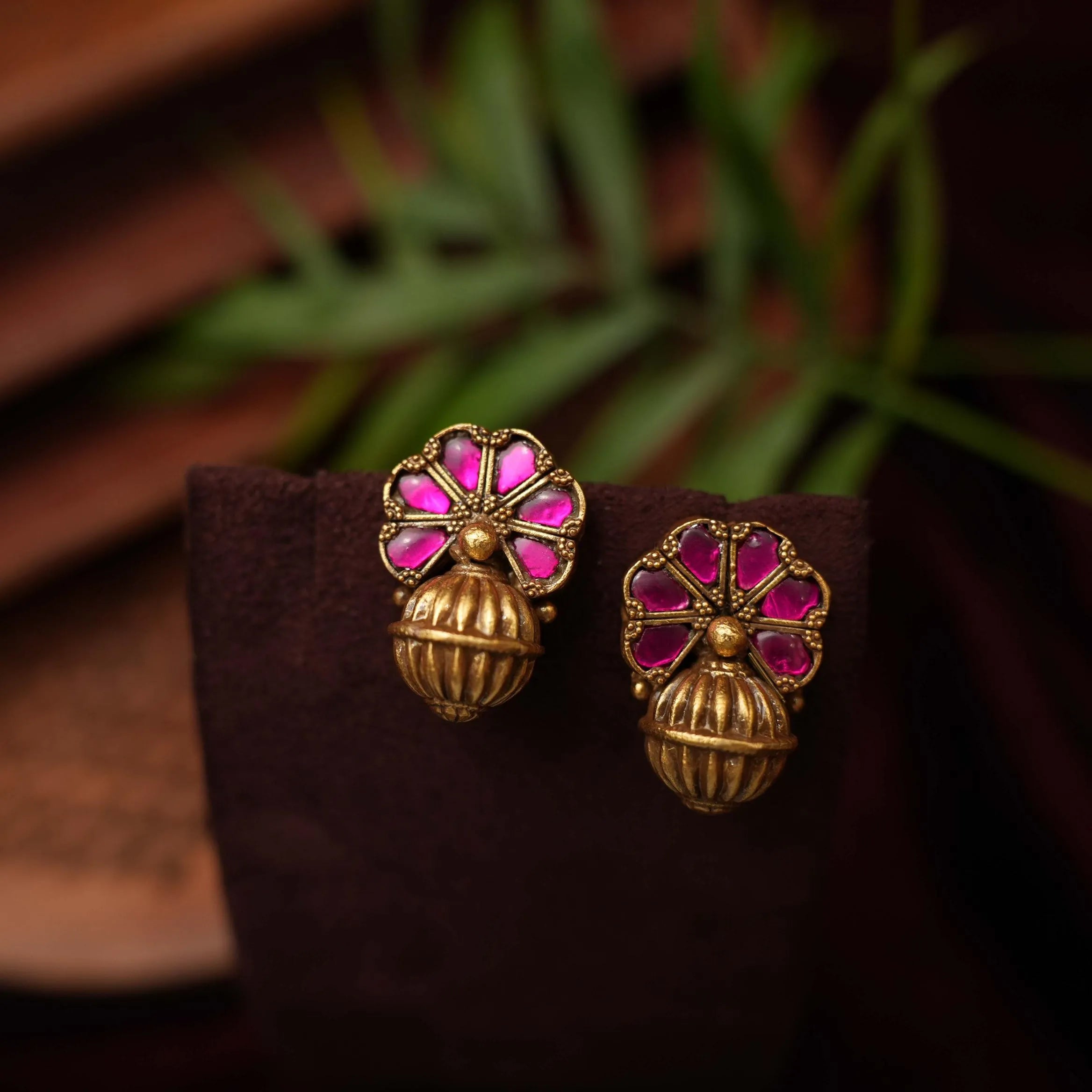 Ganga Silver Ear Stud