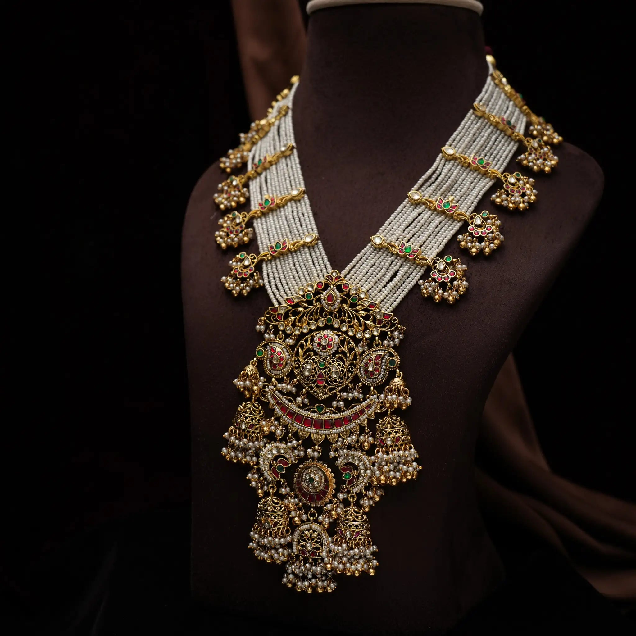 Gangika Pearl Polki Necklace