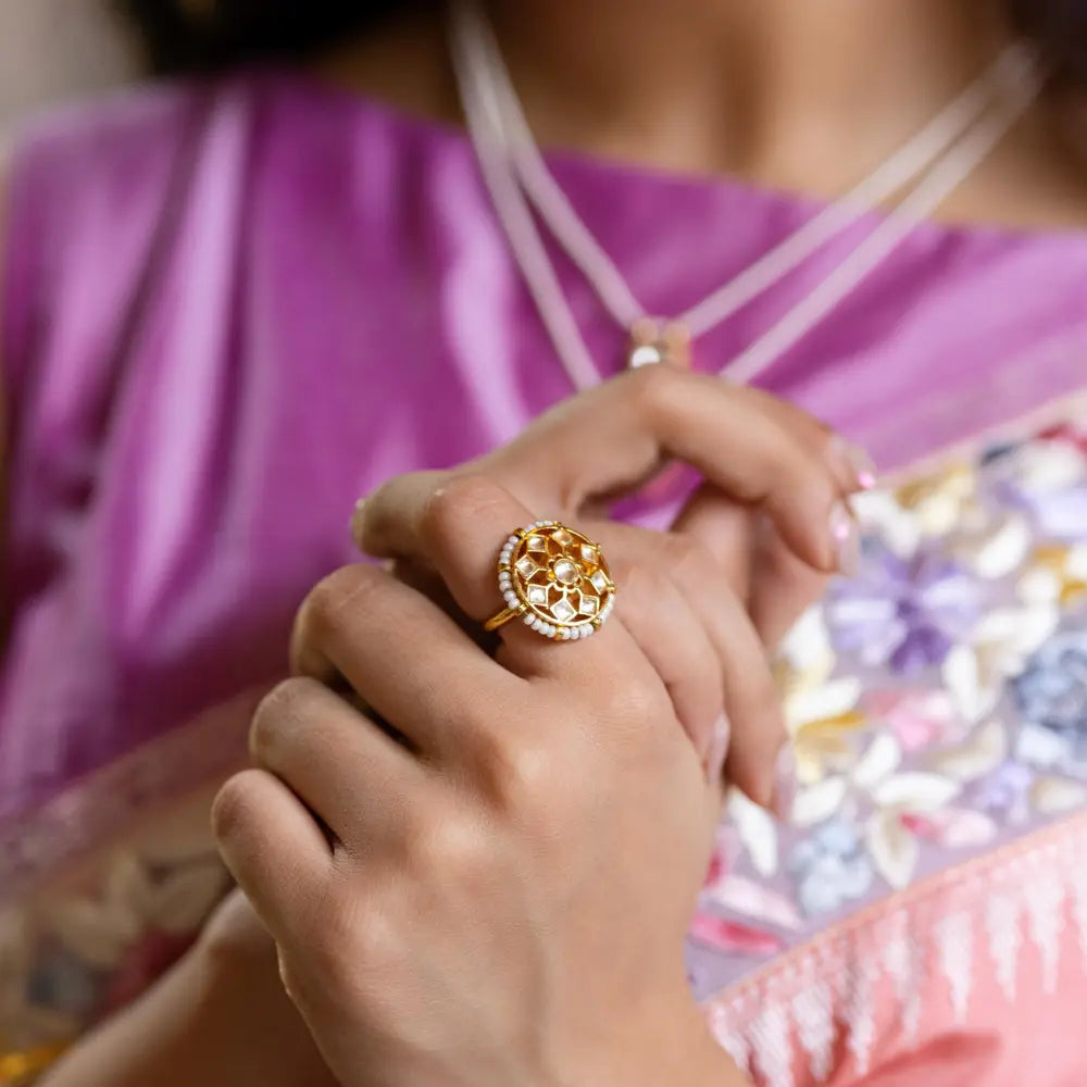 Ganika Polki Ring