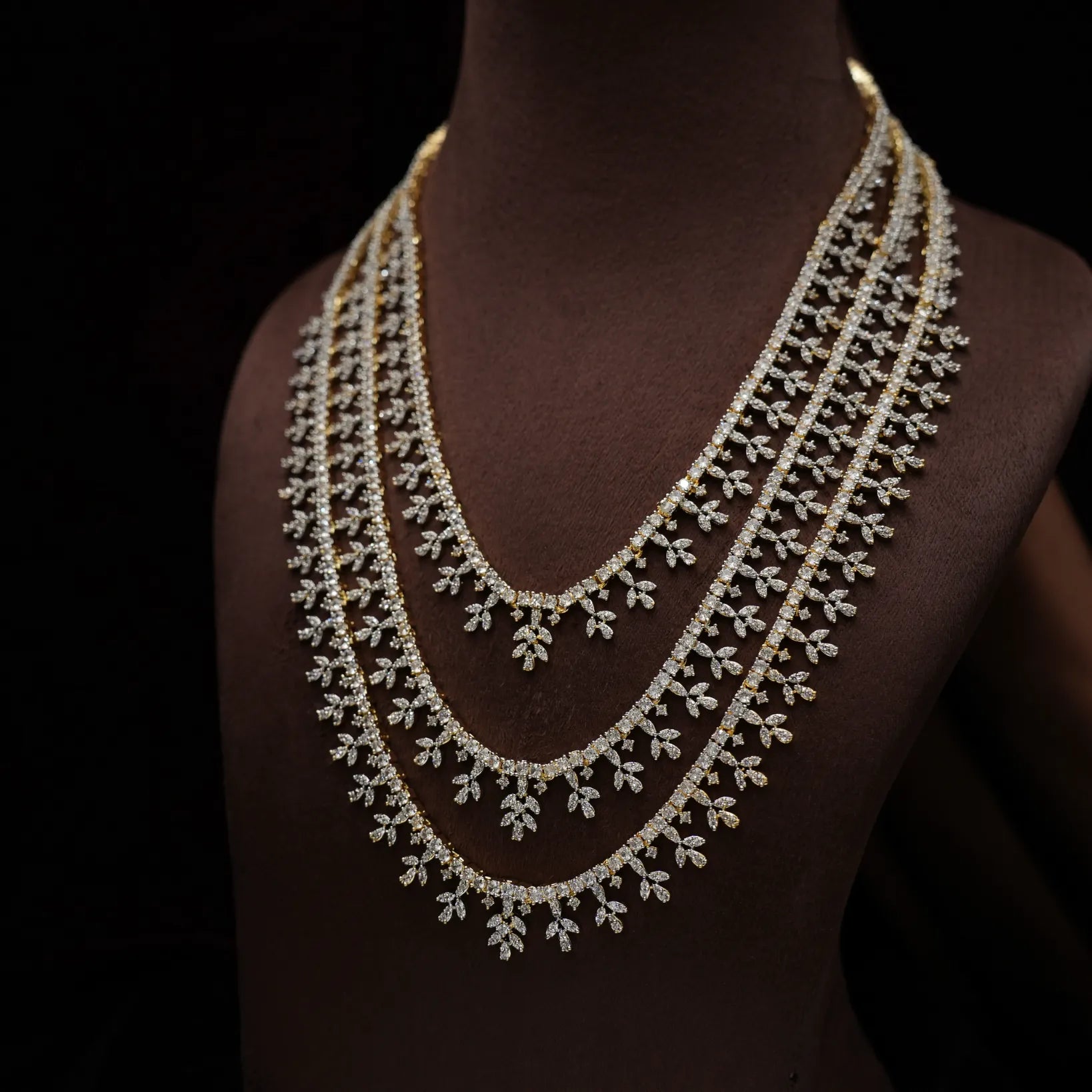 Garati Layered Zircon Necklace