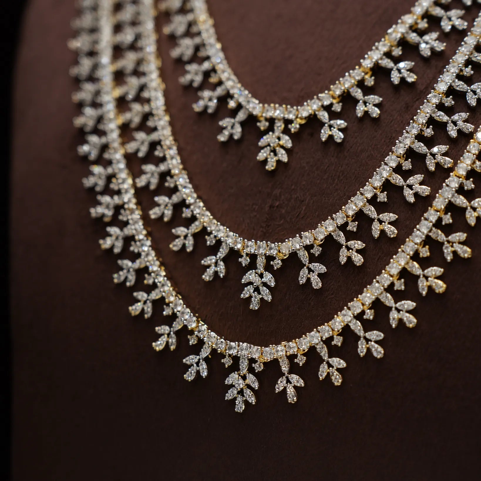 Garati Layered Zircon Necklace