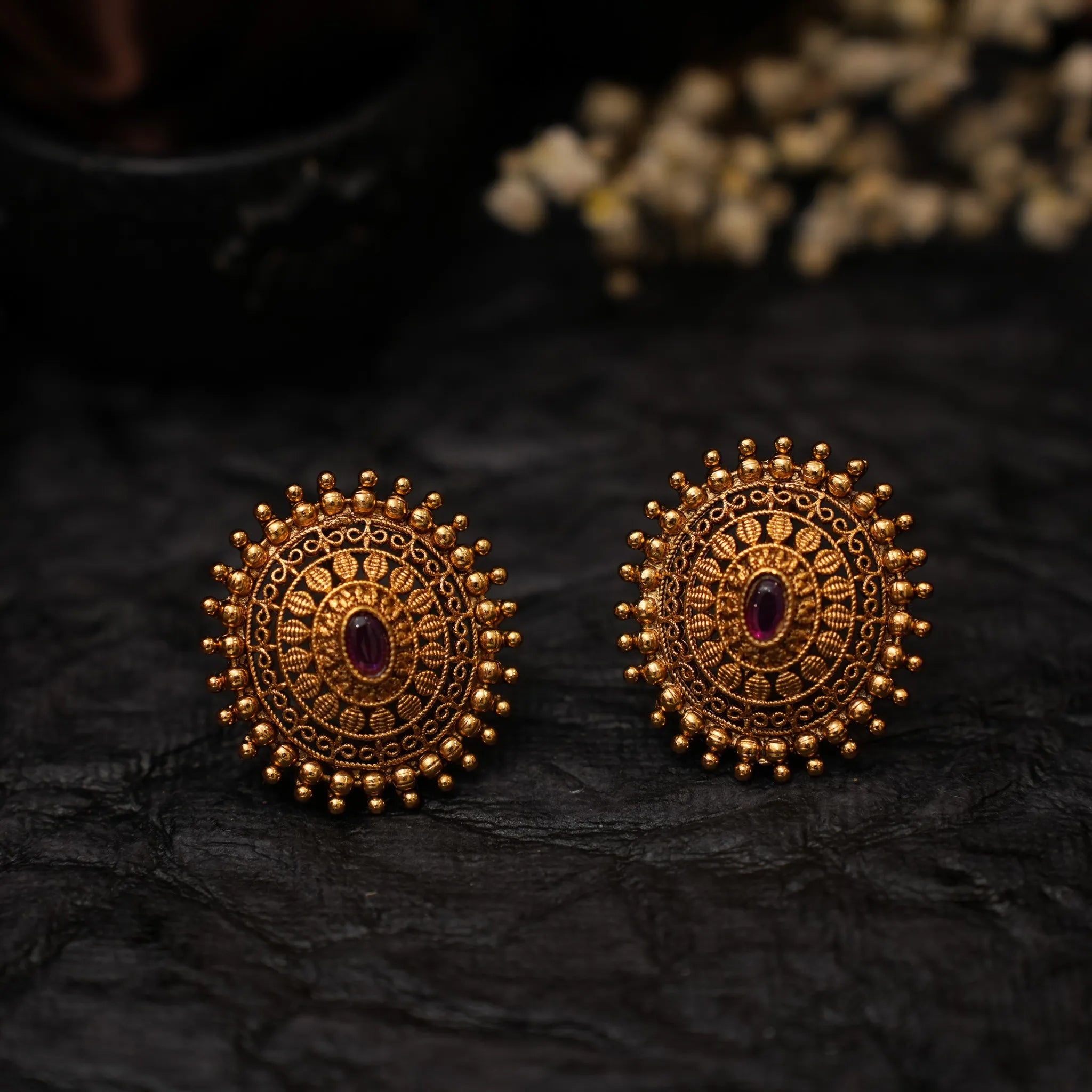 Gauri Antique Ear Stud