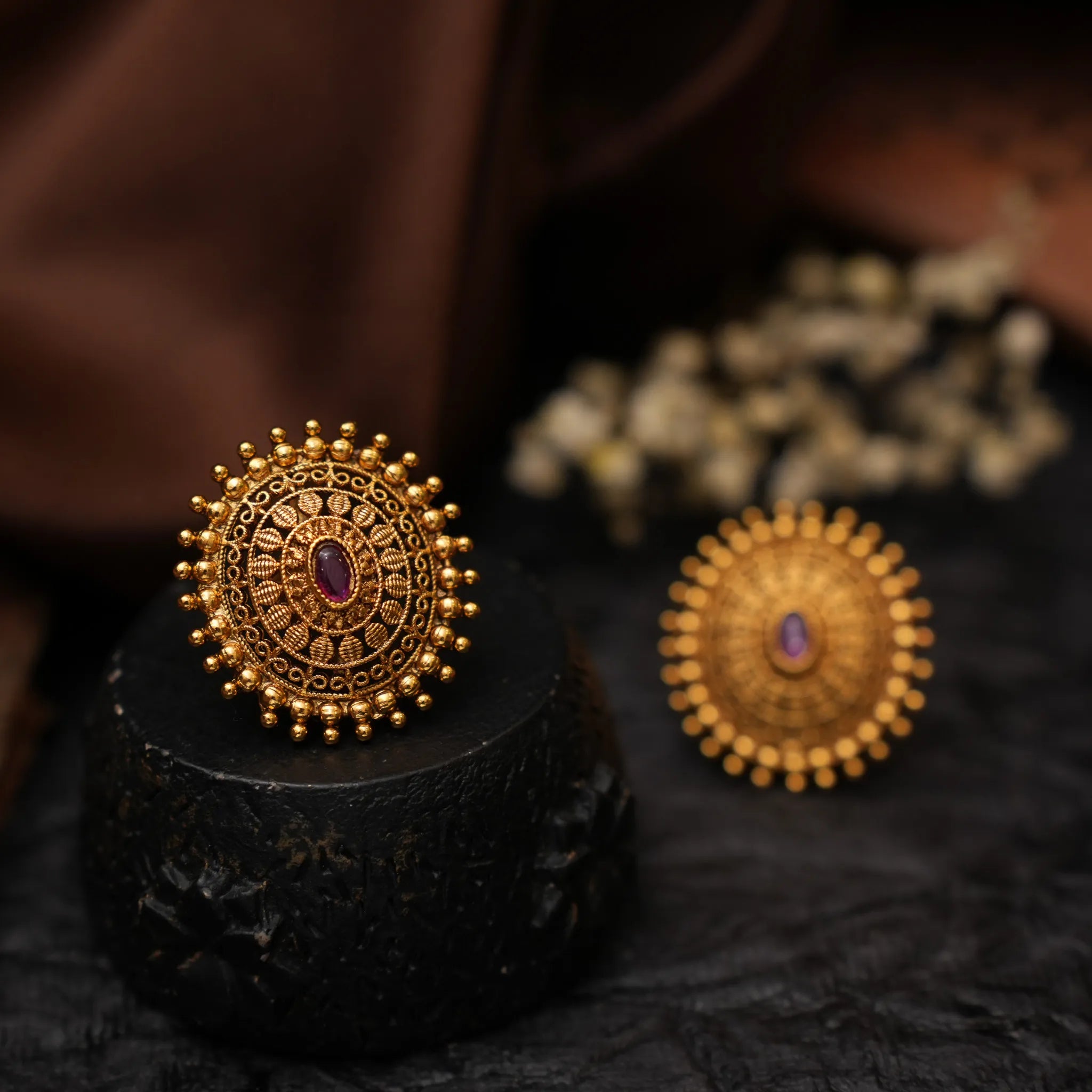 Gauri Antique Ear Stud