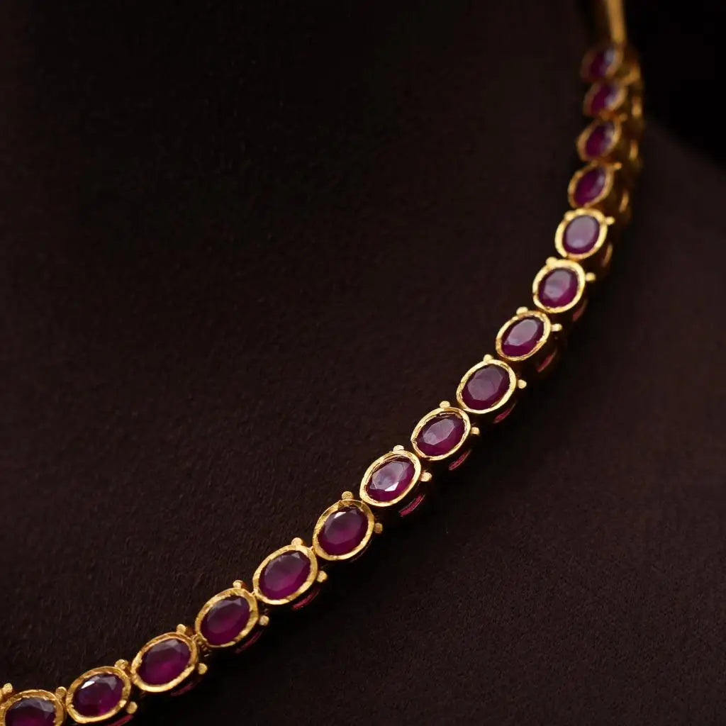 Gauri Silver Reversible Necklace