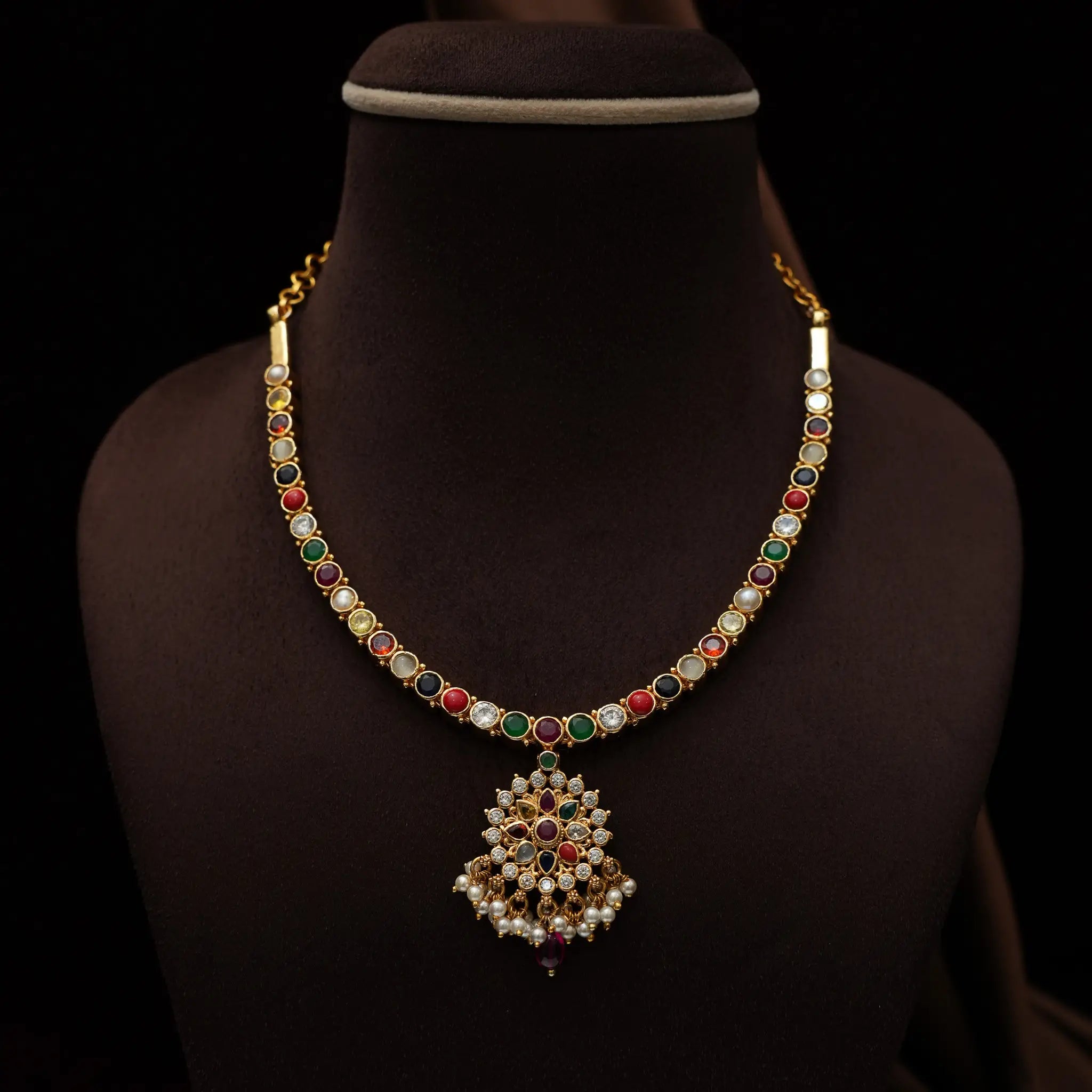 Gautami Silver Reversible Necklace