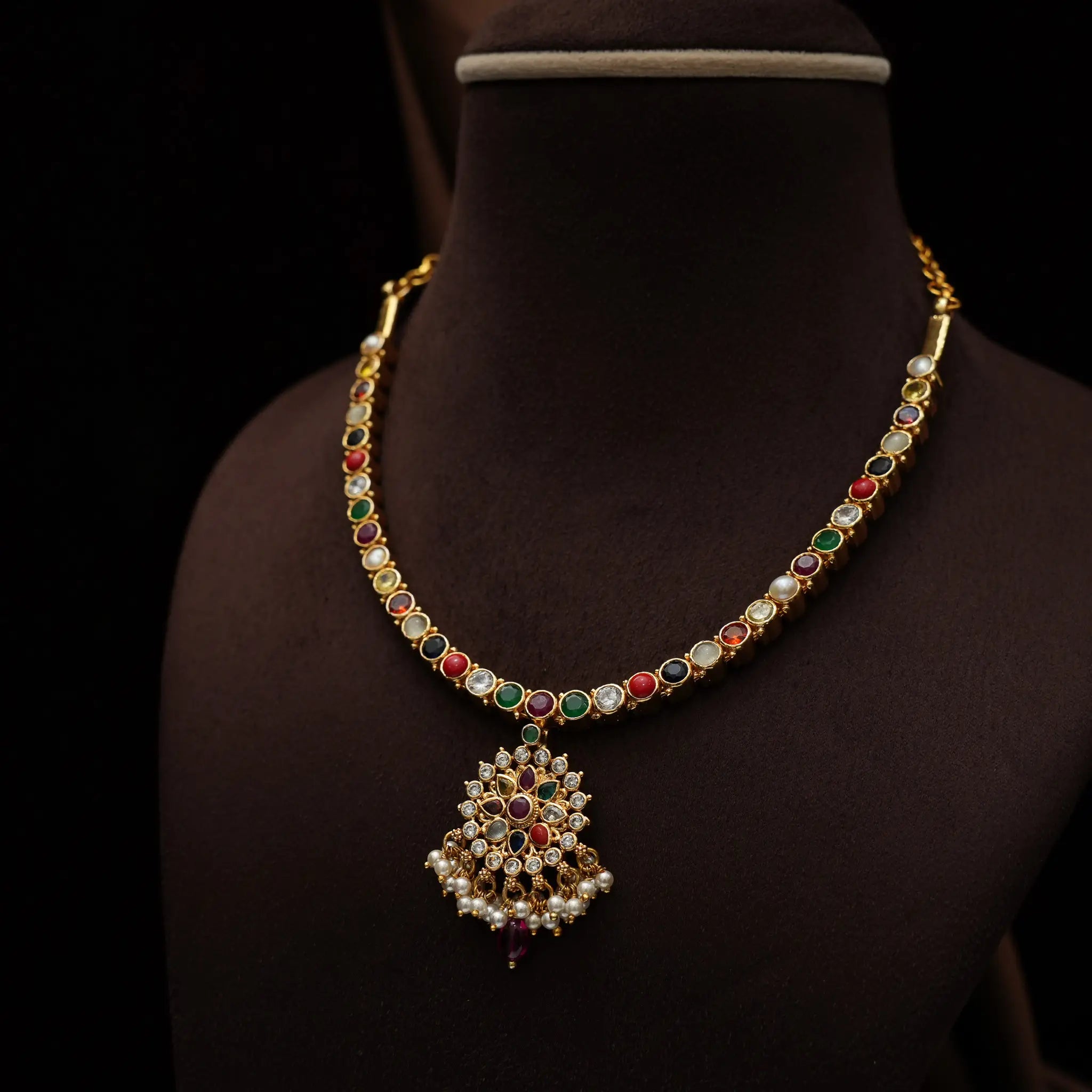Gautami Silver Reversible Necklace