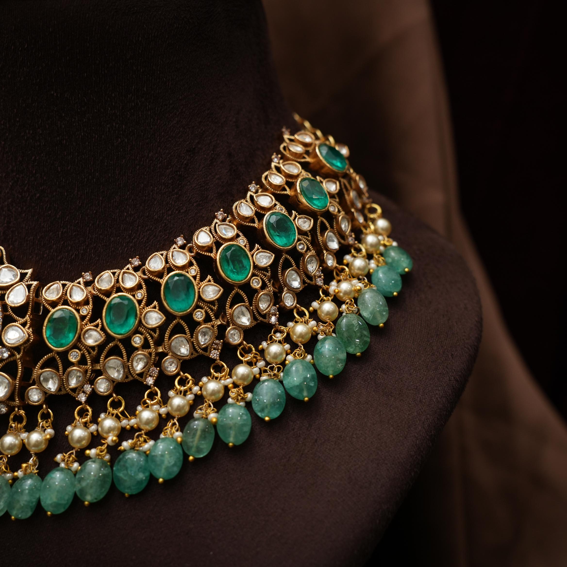 Ginevra Polki Necklace - Sara