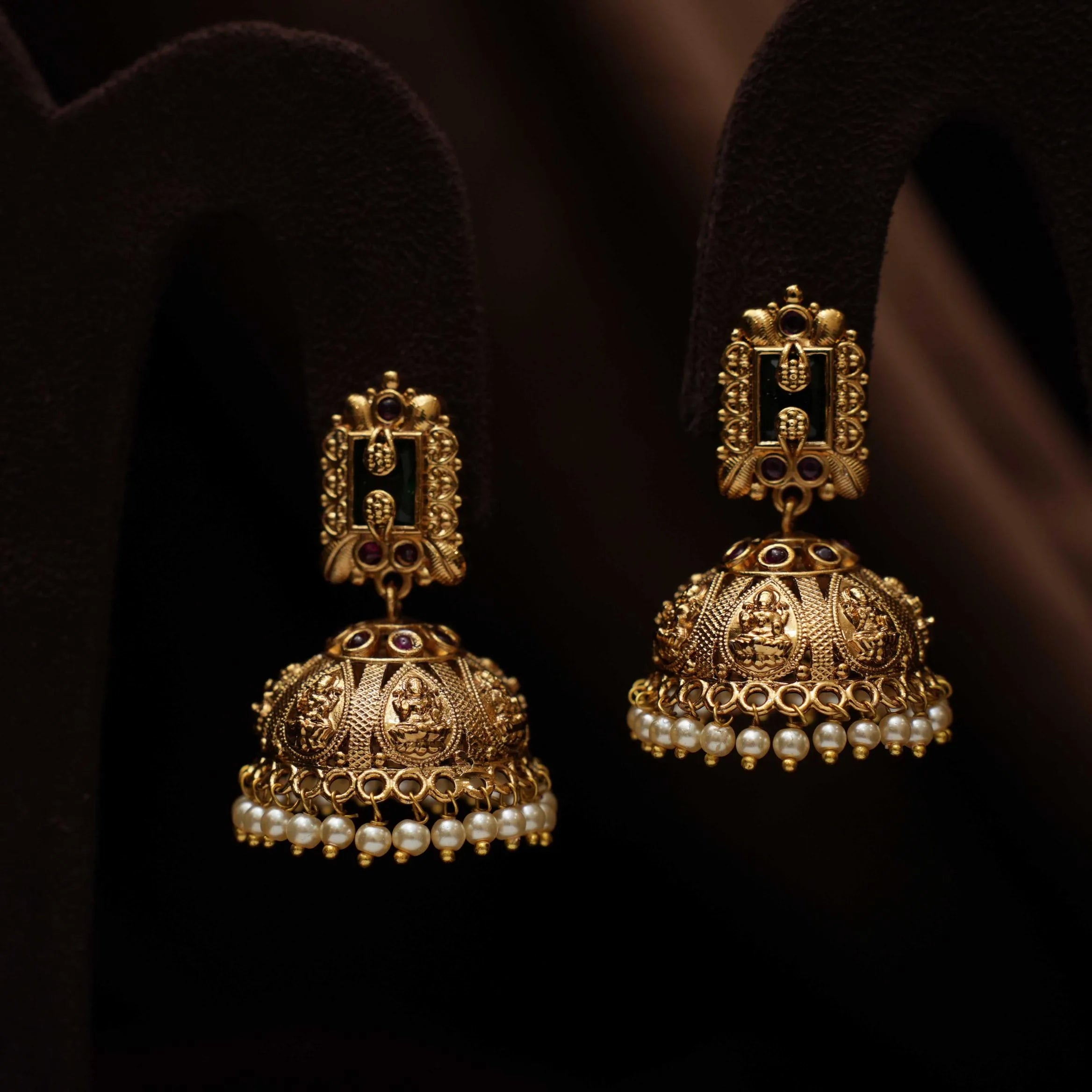 Girija Antique Jhumka Earrings