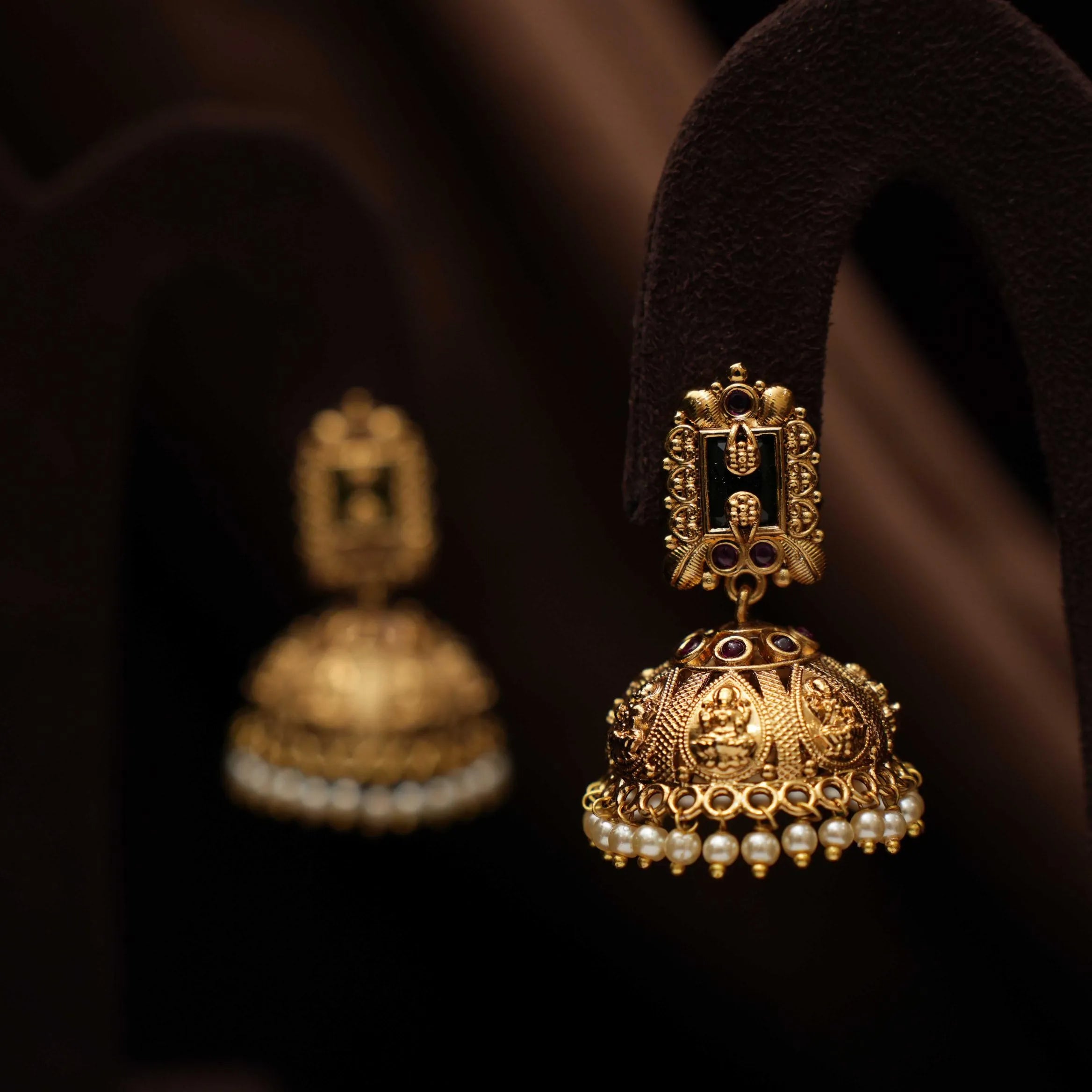 Girija Antique Jhumka Earrings