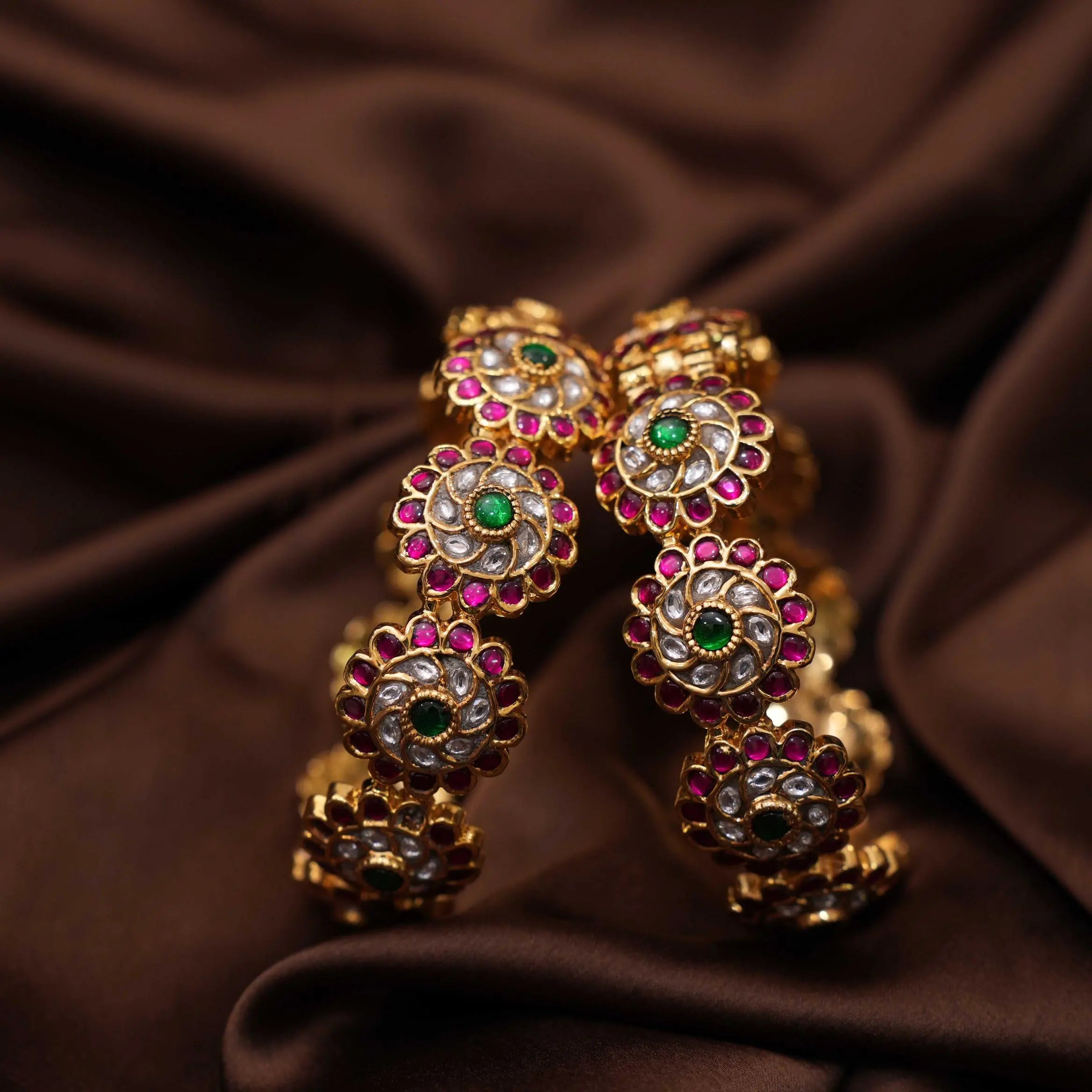 Gourika Polki Bangles