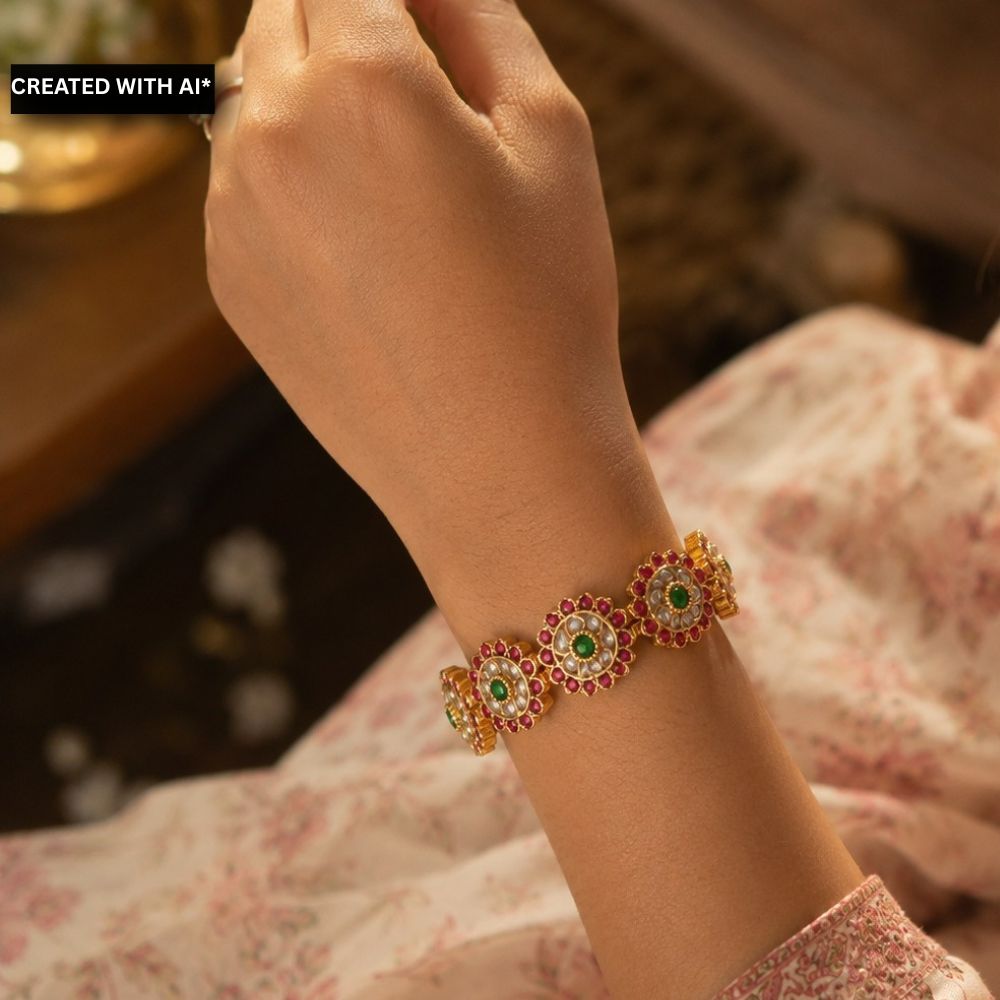 Gourika Polki Bangles