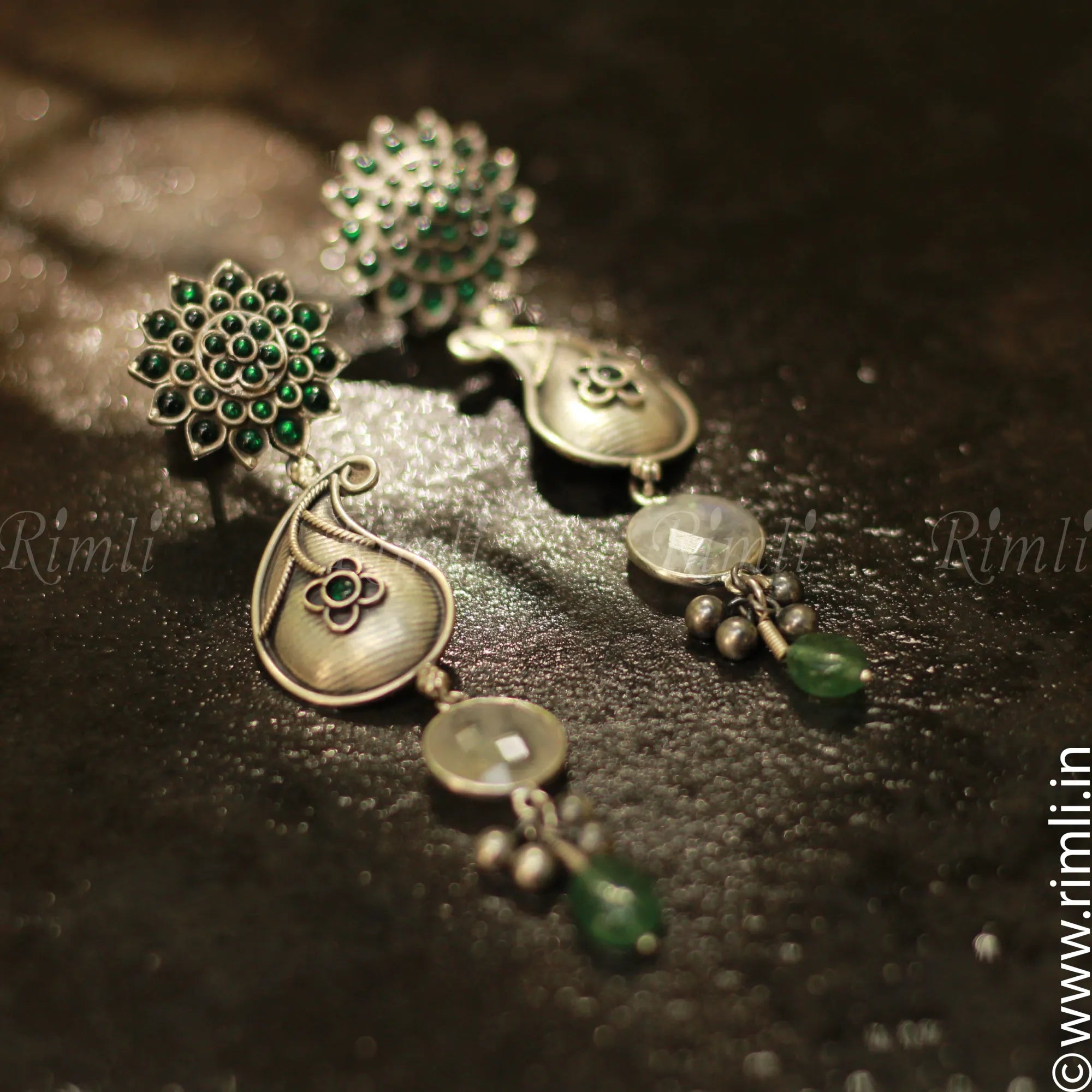 Green Mango Earrings - Rimli Boutique